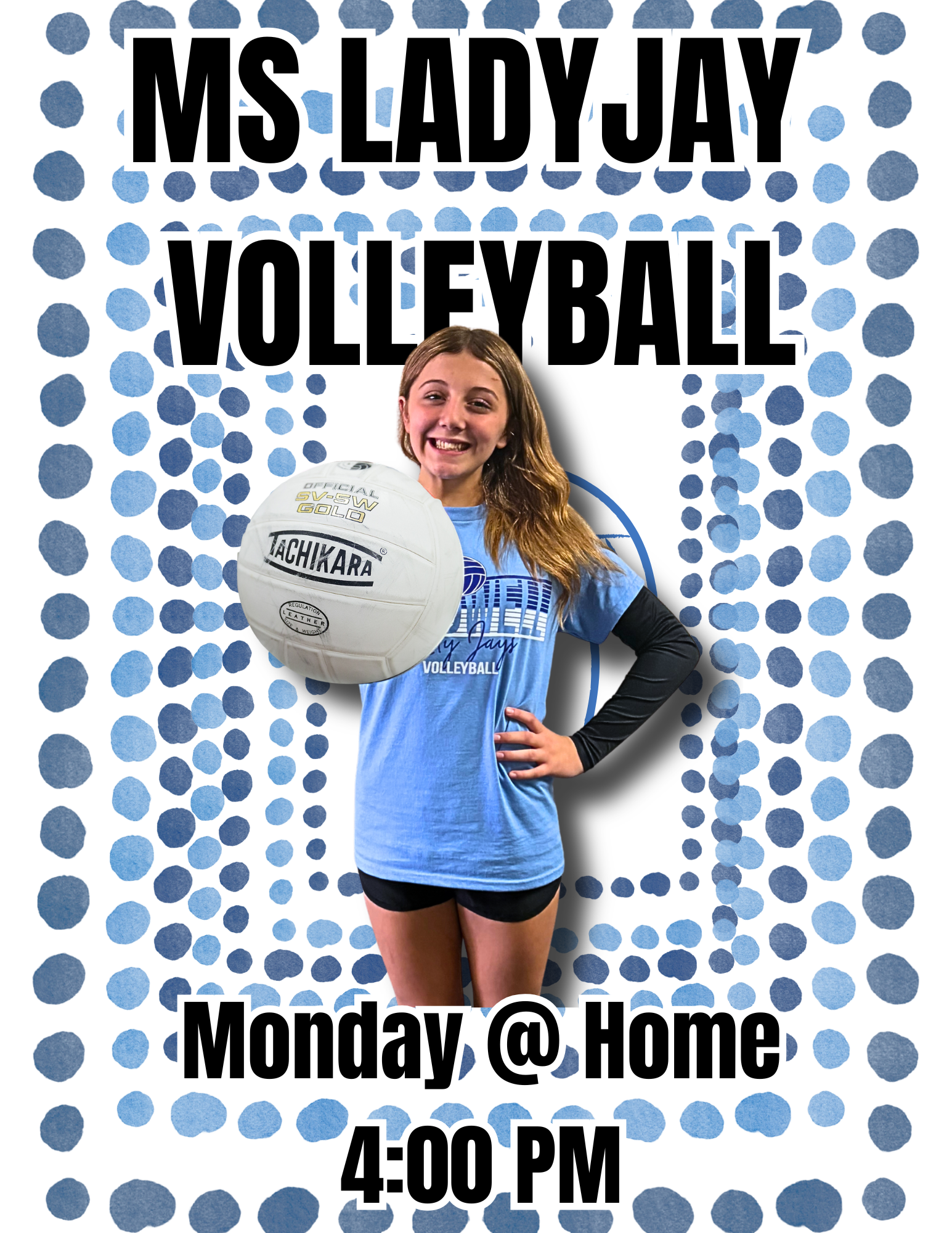 MS Lady Jay Volleyball Tomorrow!