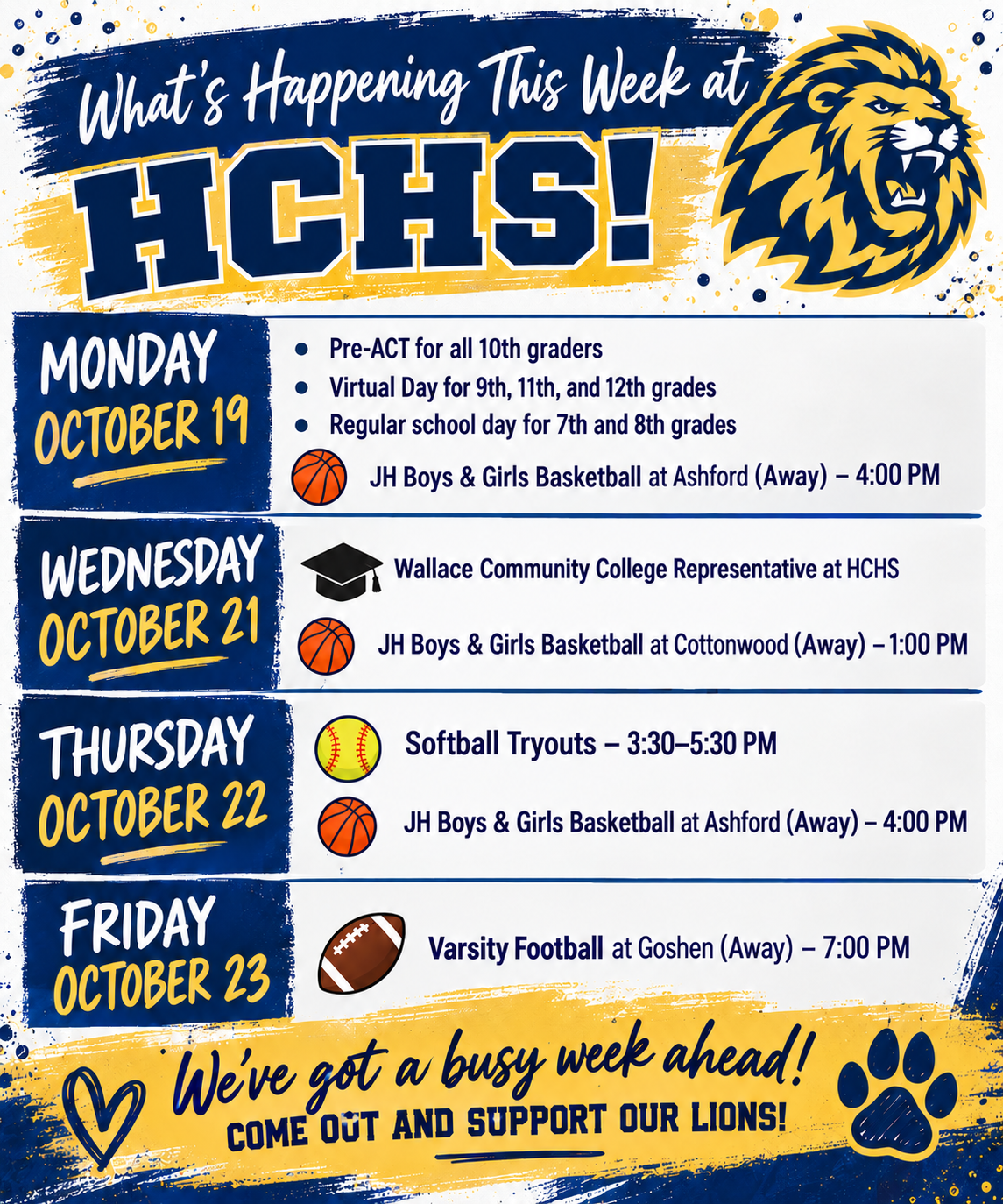 What's Happening this Week