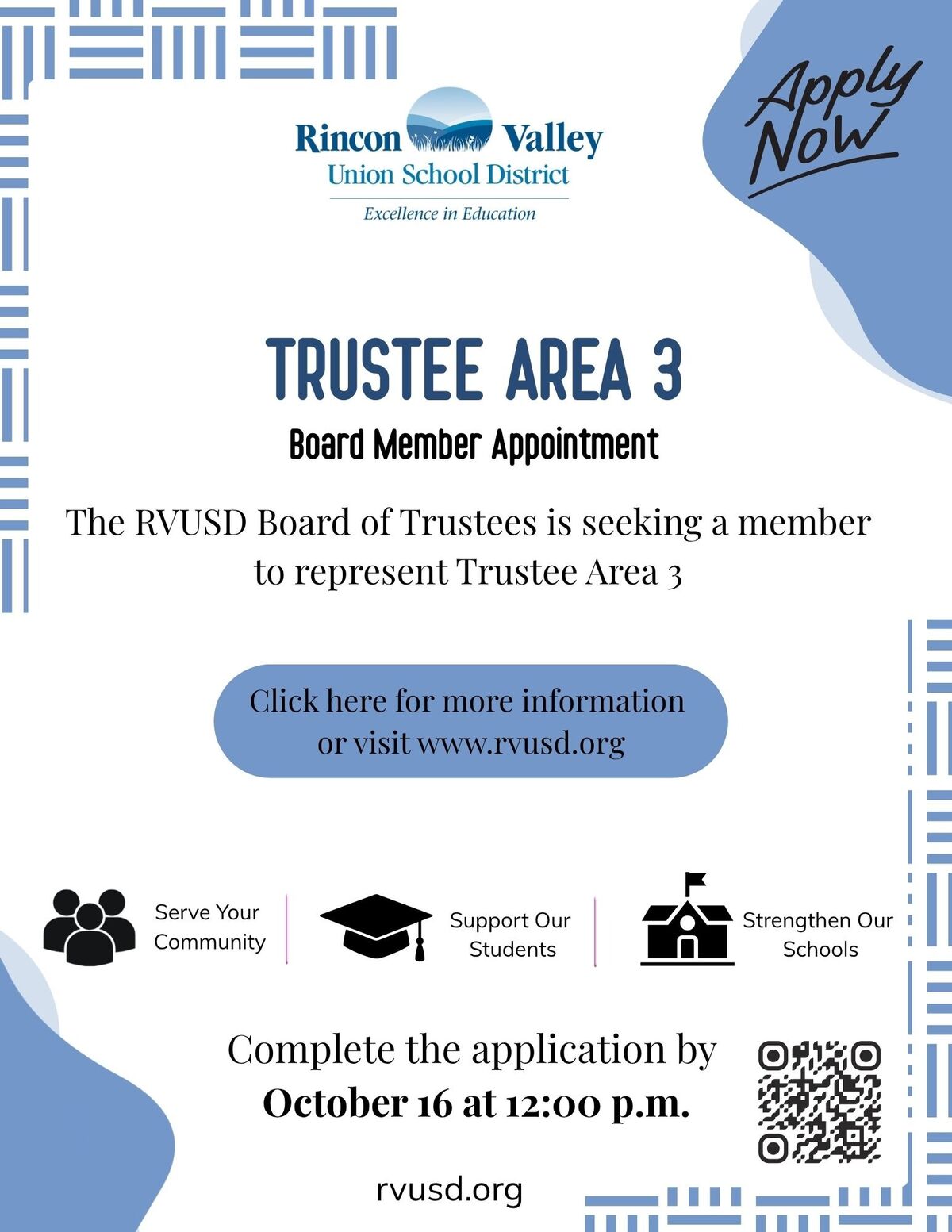 Board of Trustee Area 3 Vacancy 
