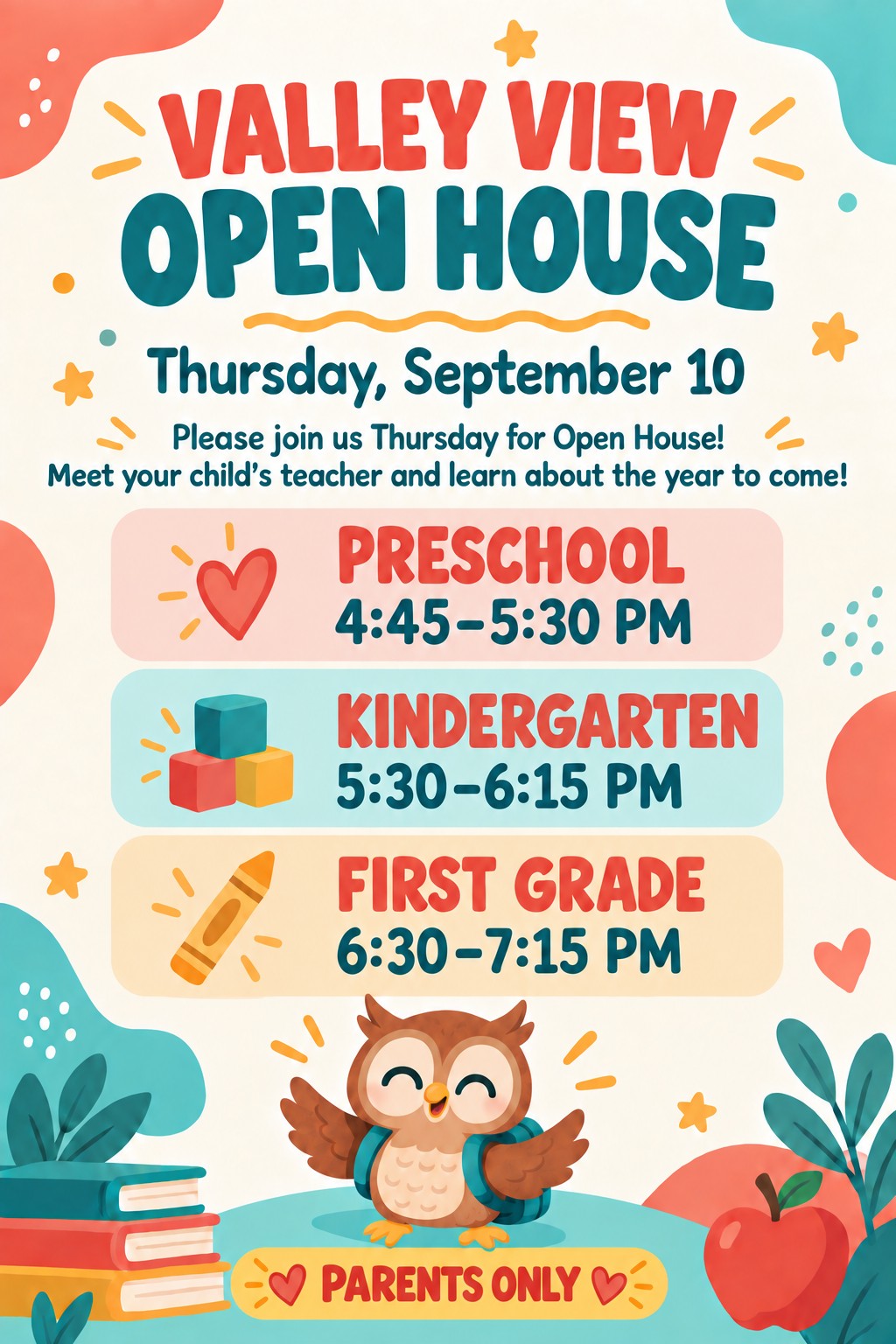 Valley View Open House