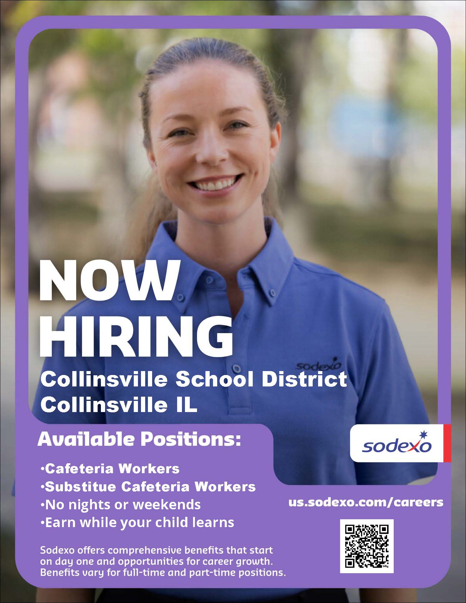 Now Hiring:  Sodexo is Recruiting Food Service Workers for Our Schools