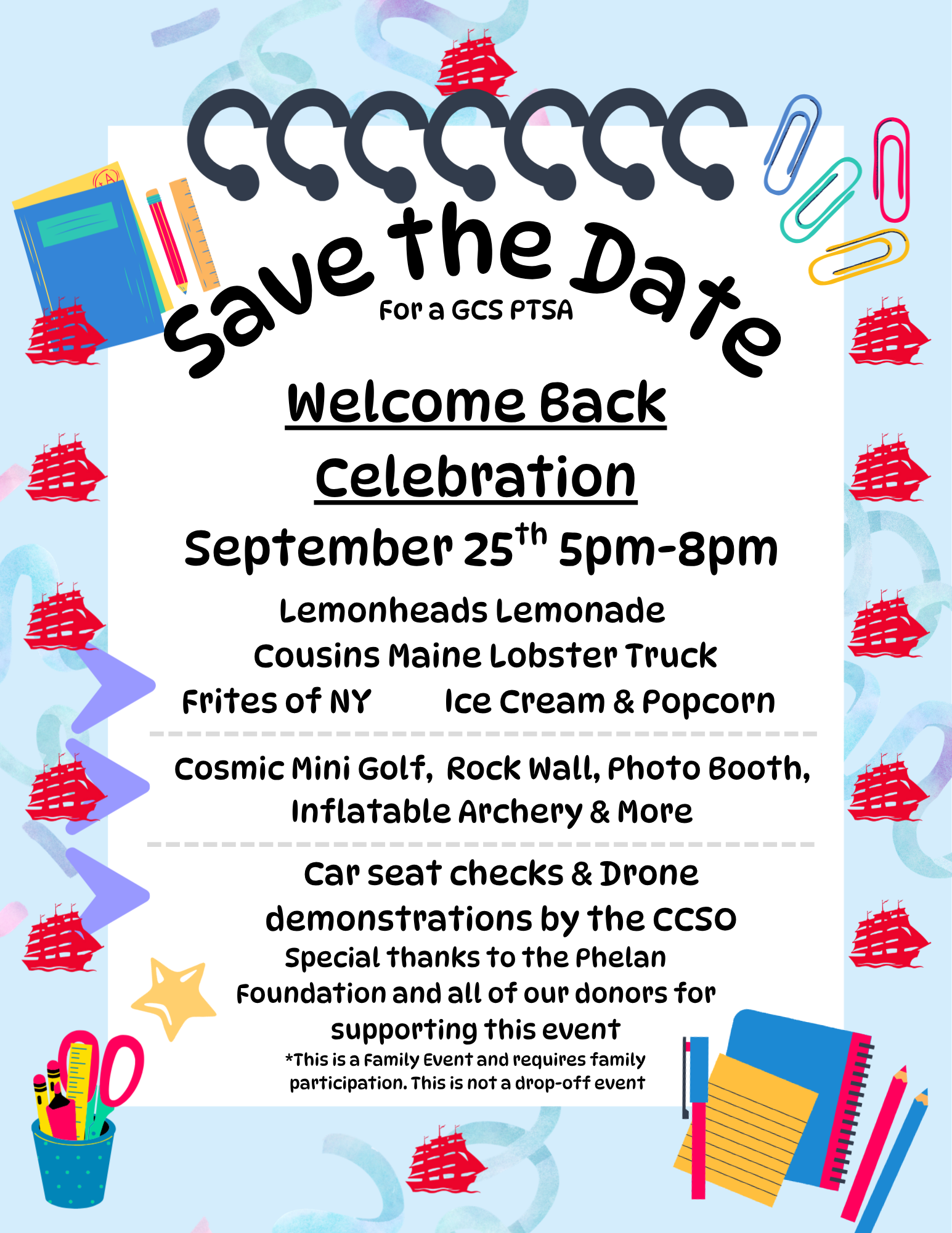 PTSA Community Welcome Back Celebration