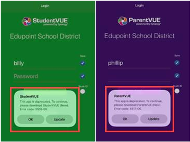 ParentVue and StudentVue Applications | Updated
