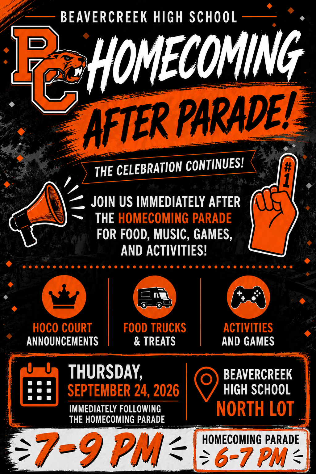 Homecoming After Parade - September 24 