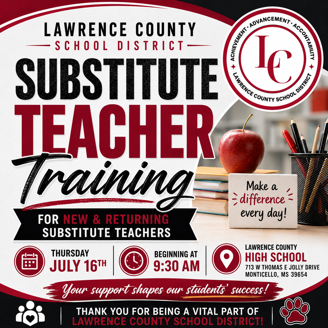 Substitute Teacher Training