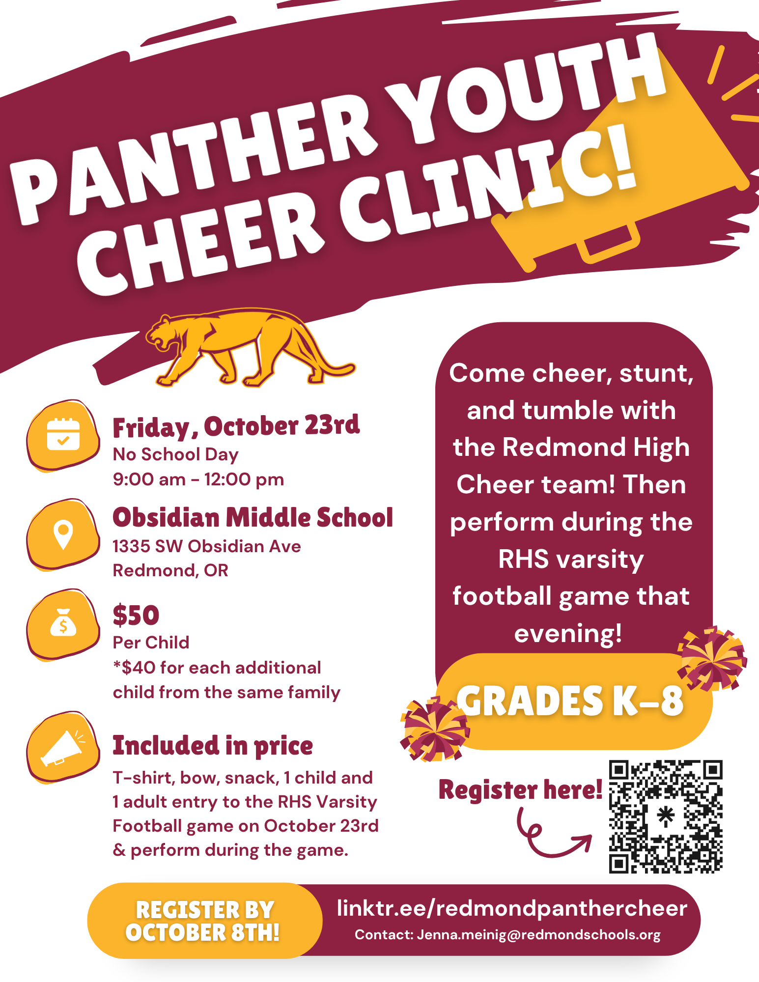 RHS Cheer Clinic