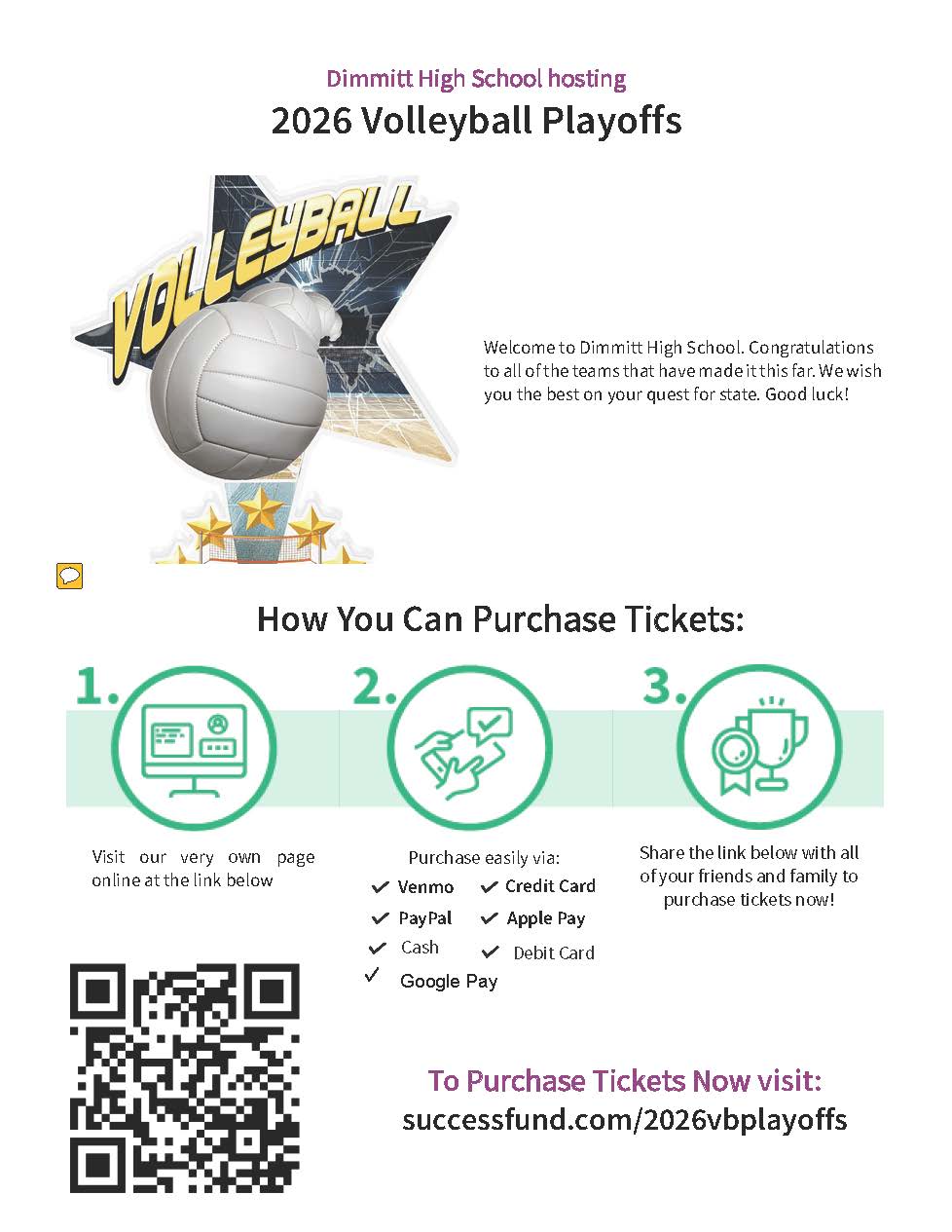 Volleyball Playoff QR Code