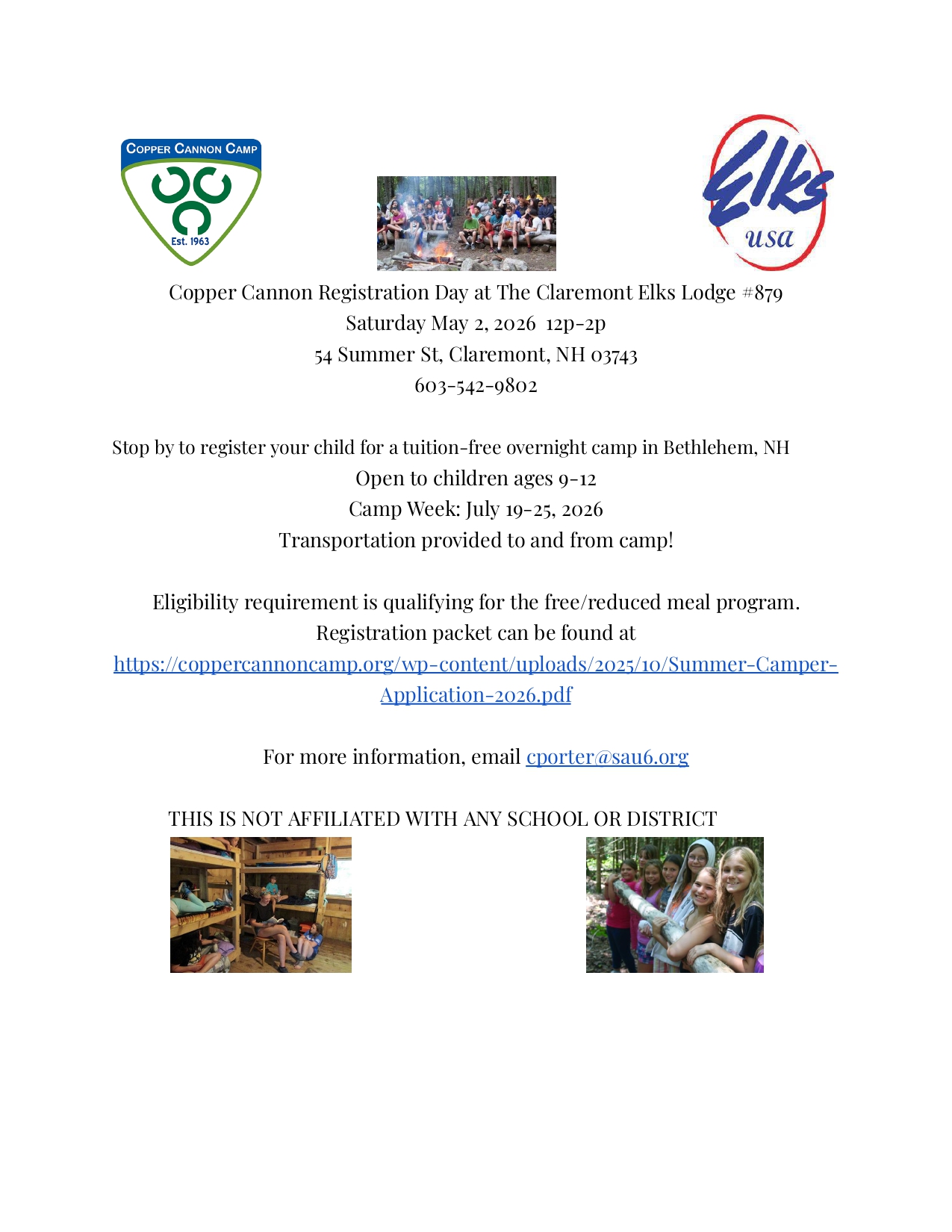 Sign up today for a FREE week of summer camp 