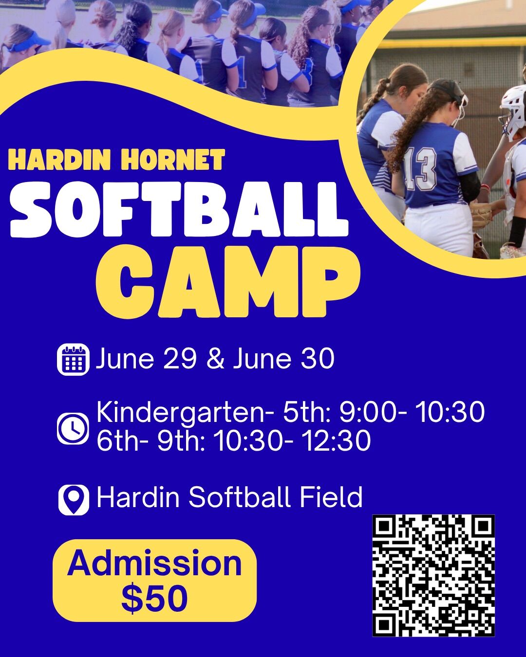 Do you LOVE Softball?  Join us for CAMP!