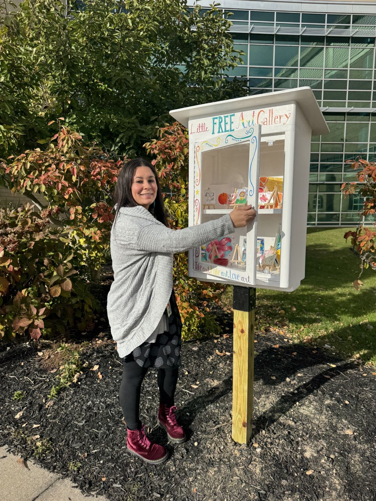 Sachem East’s Little Free Art Gallery Encourages Community Creativity