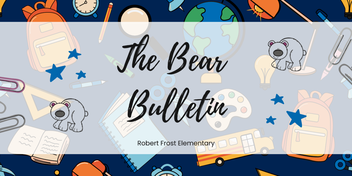 First Bear Bulletin of the year!