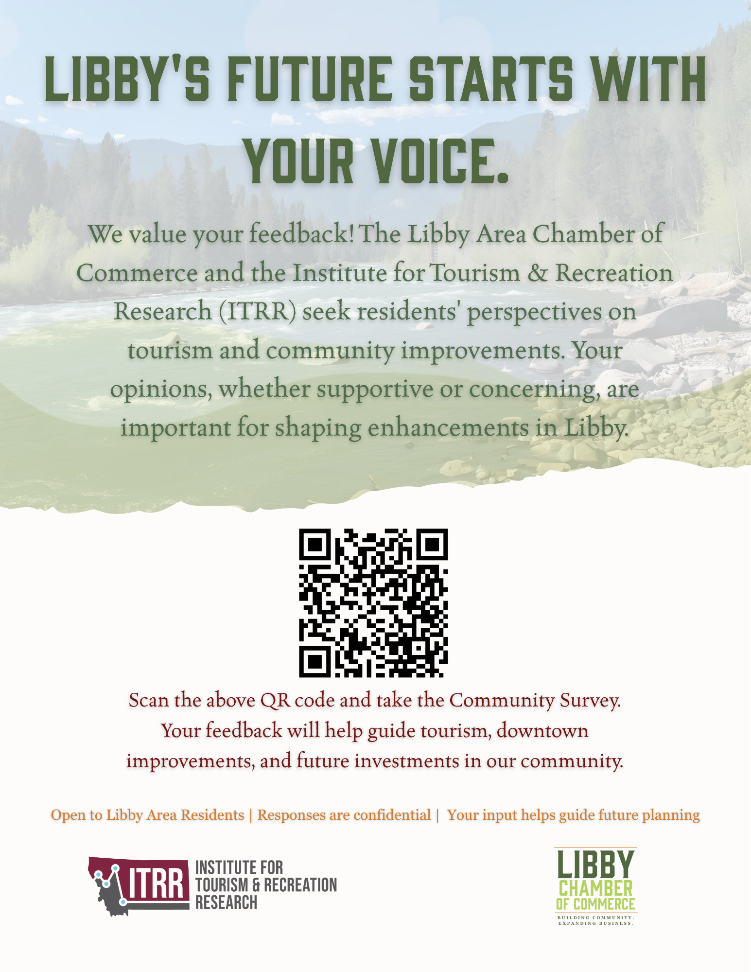 Community Survey from the Libby Chamber of Commerce