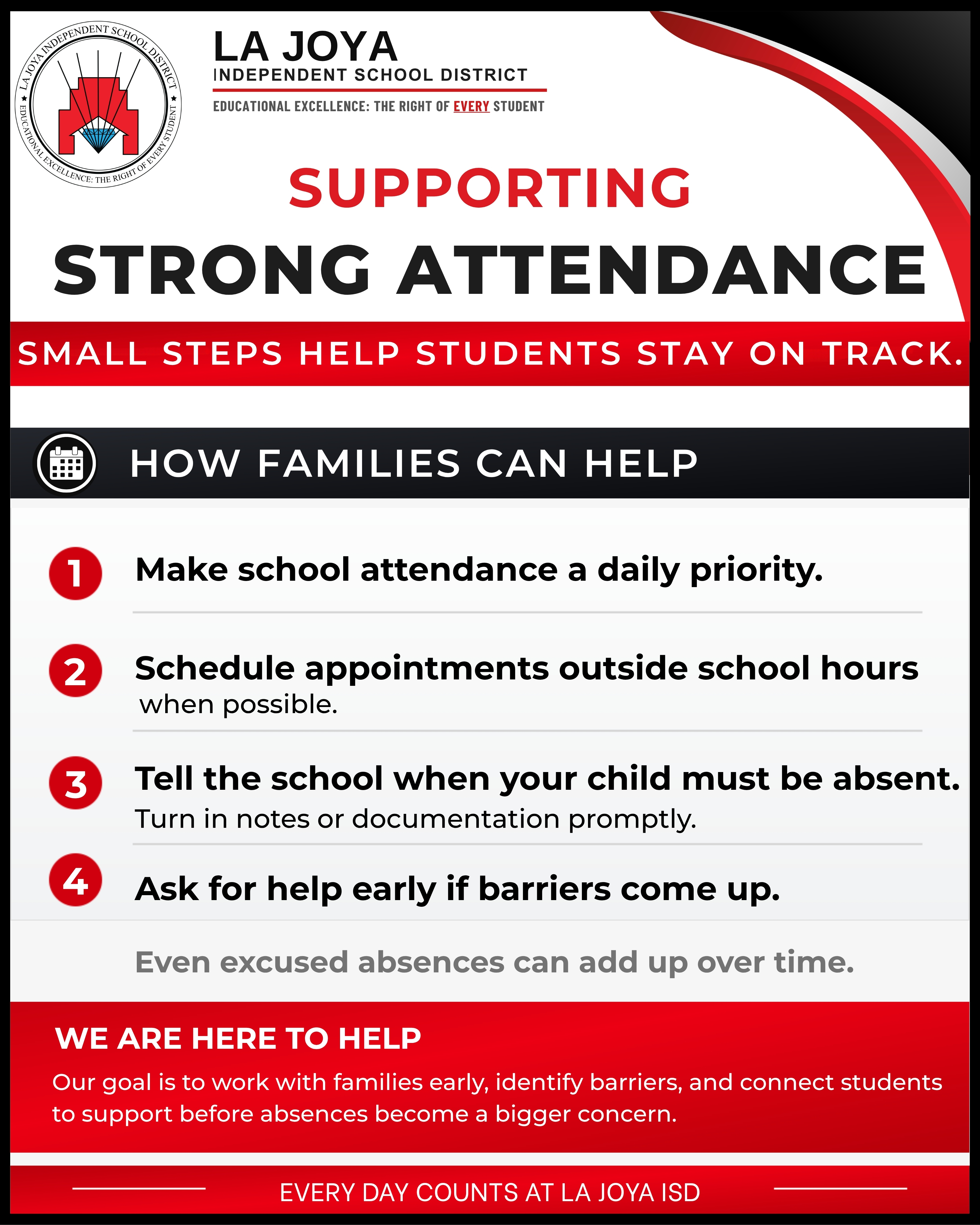 📚❤️ EVERY DAY COUNTS AT LA JOYA ISD! 🏫✨| 📚❤️ ¡CADA DÍA CUENTA EN LA JOYA ISD! 🏫✨