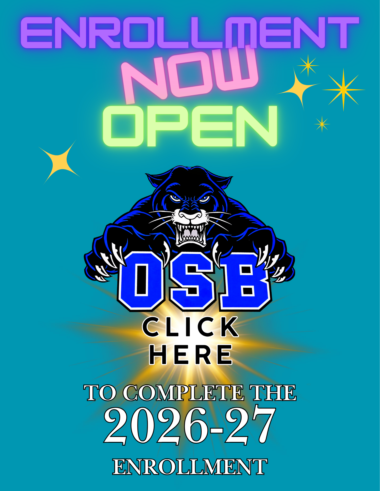 2026.27 Enrollement Now Open