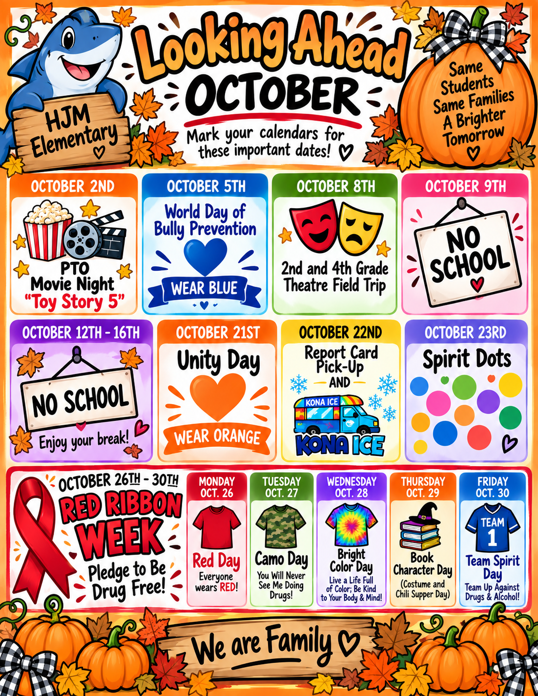 Looking Ahead - October