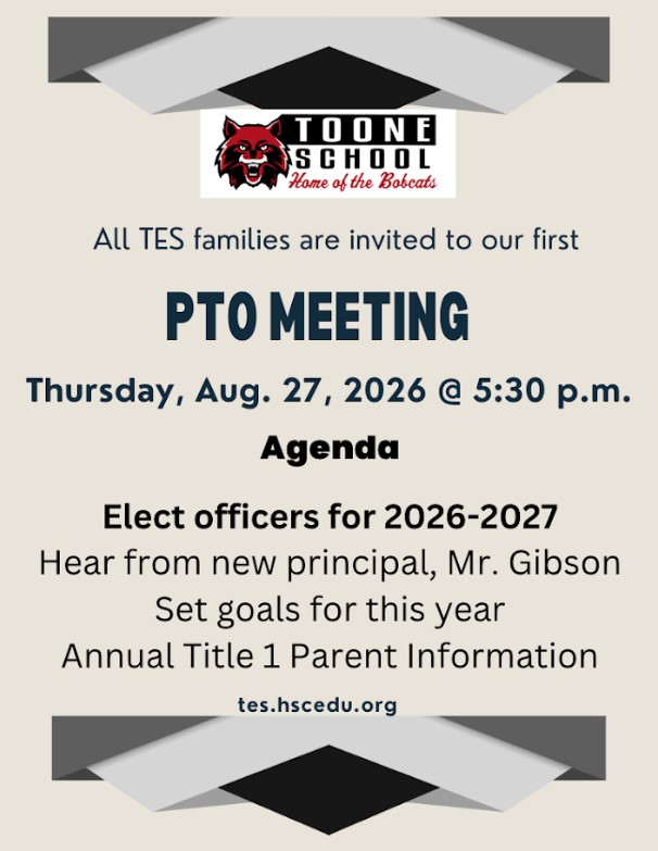 PTO Meeting Aug. 27 