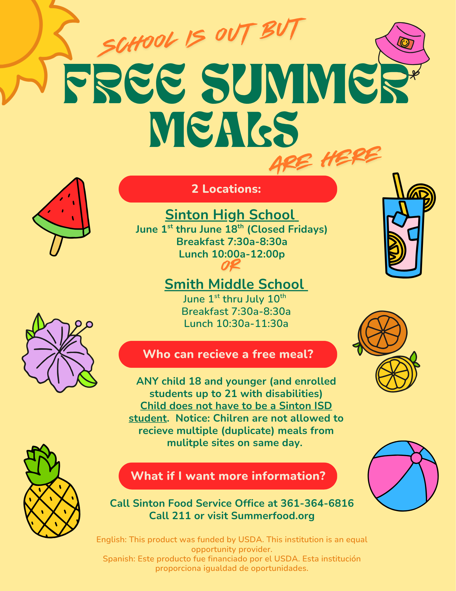 Free Summer Meals!
