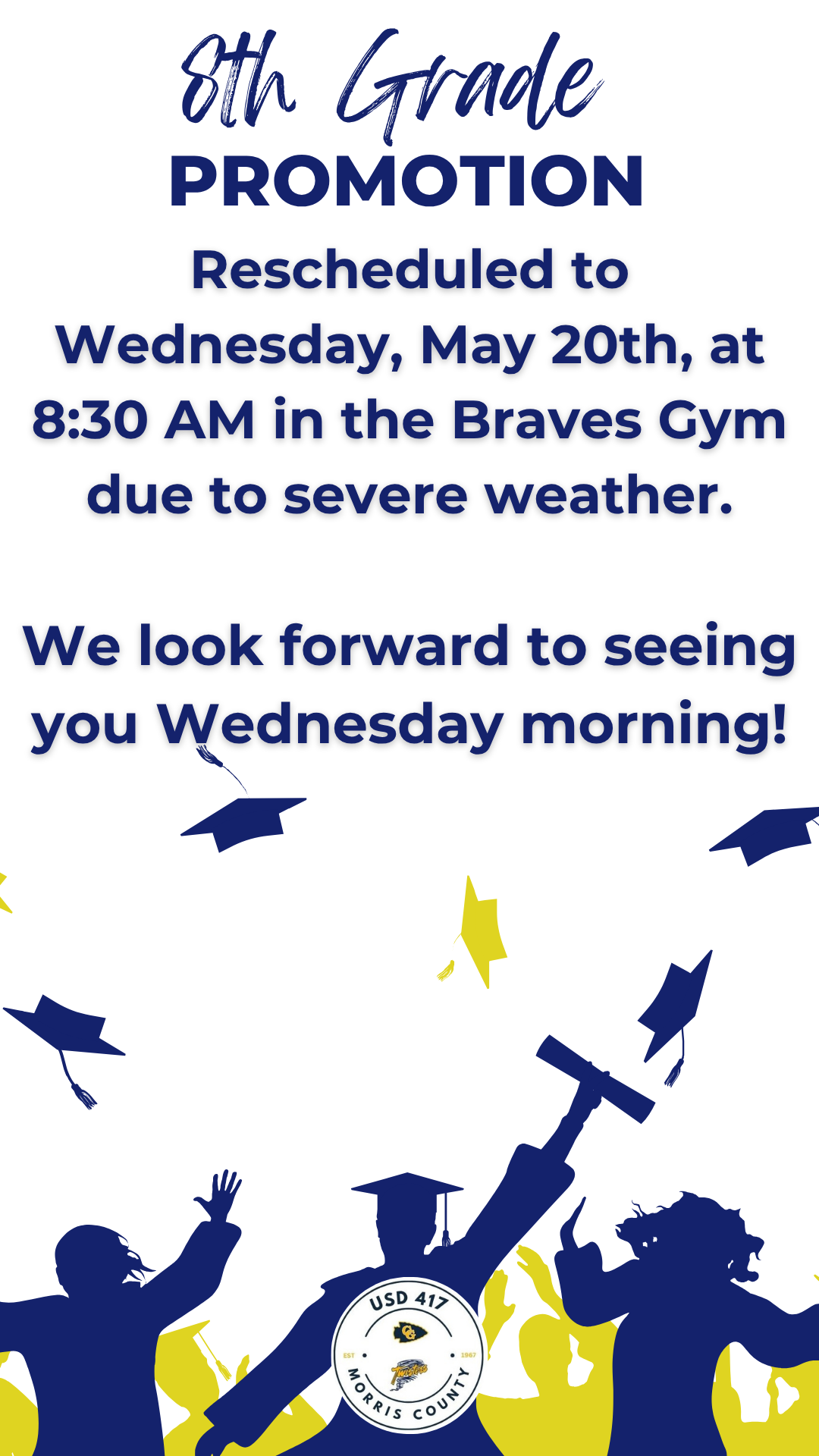 8th Grade Promotion Update