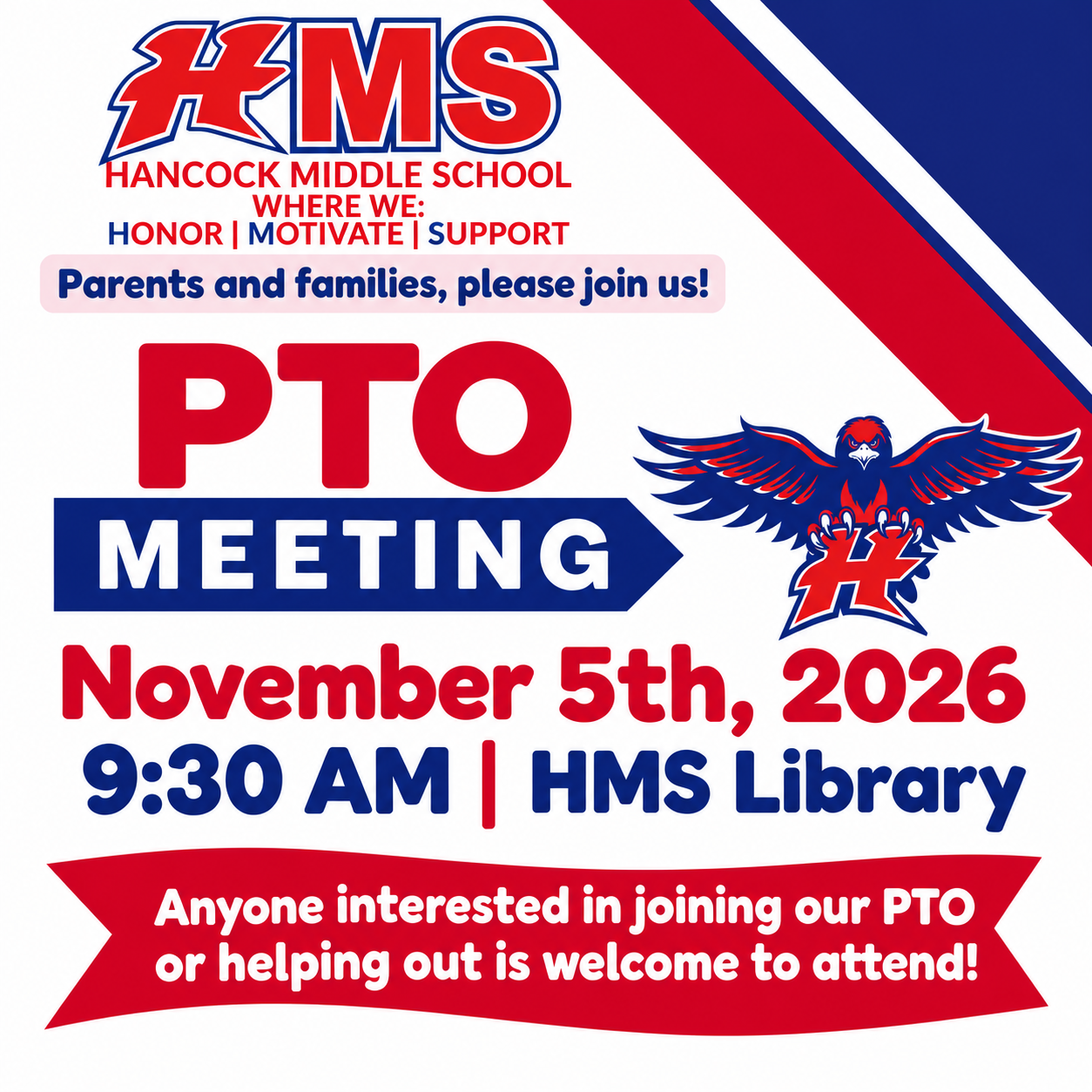 📣 PTO MEETING!