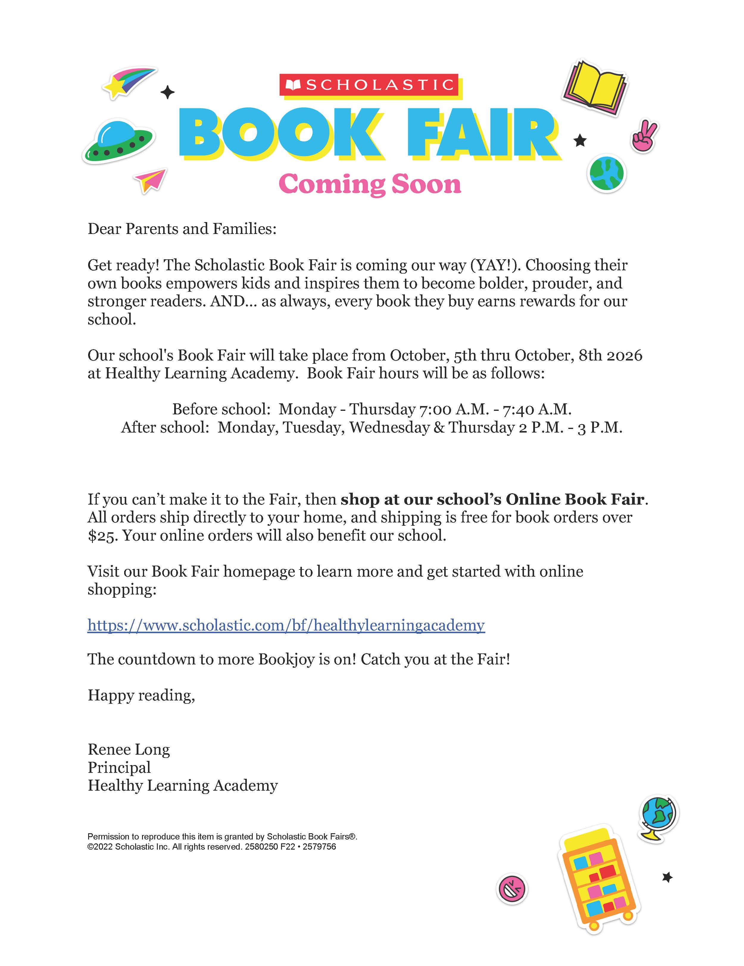 Book Fair is Coming!