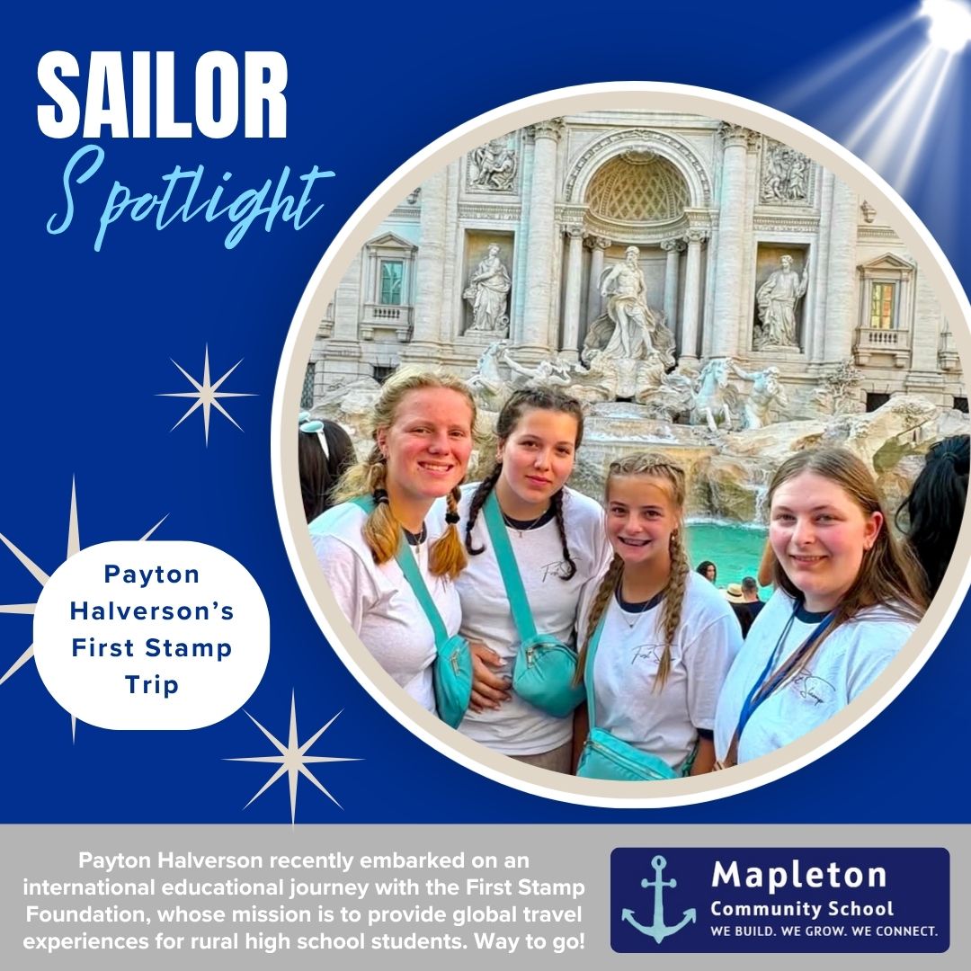 Sailor Spotlight: Payton Halverson's First Stamp Journey
