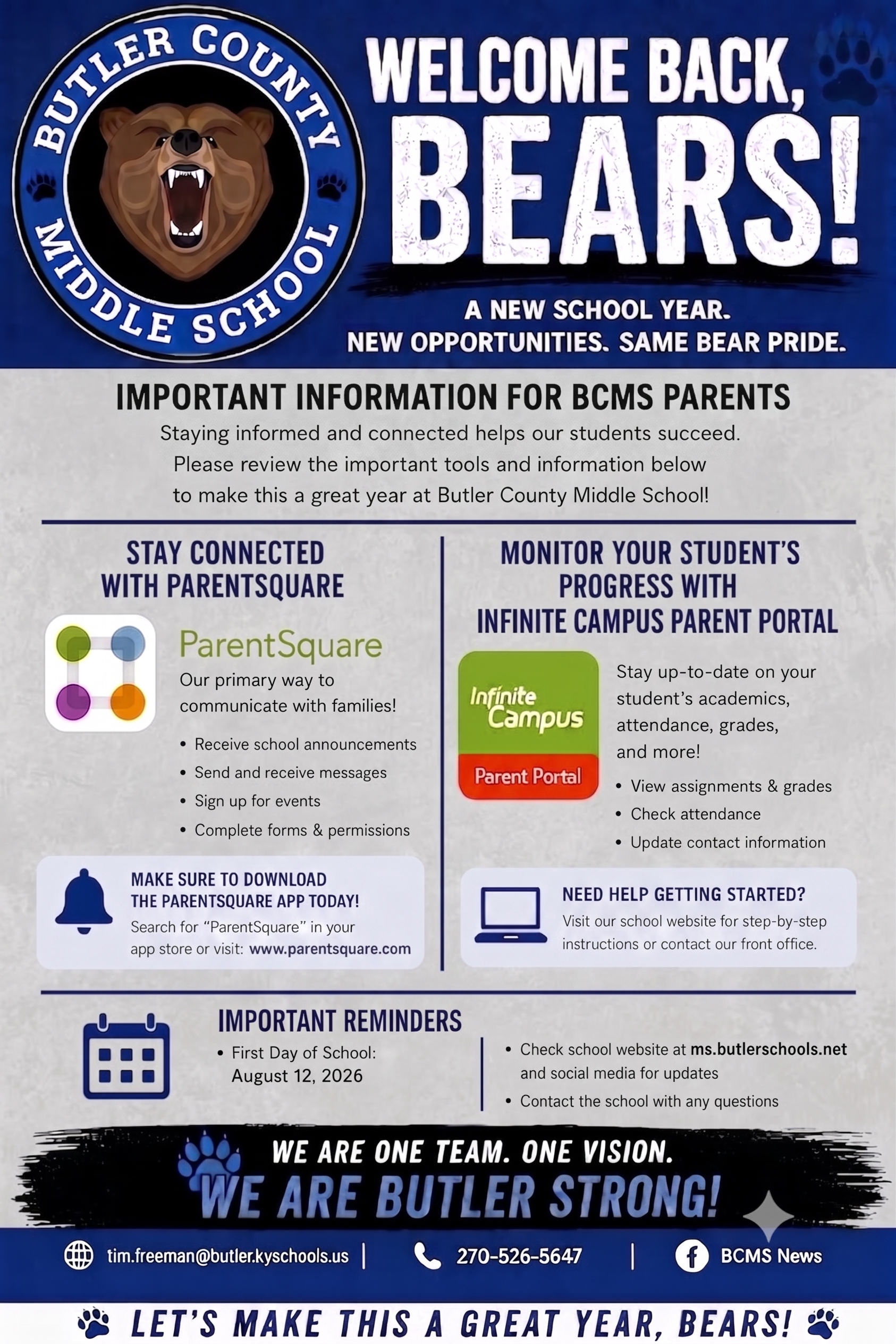 Stay Connected BCMS!
