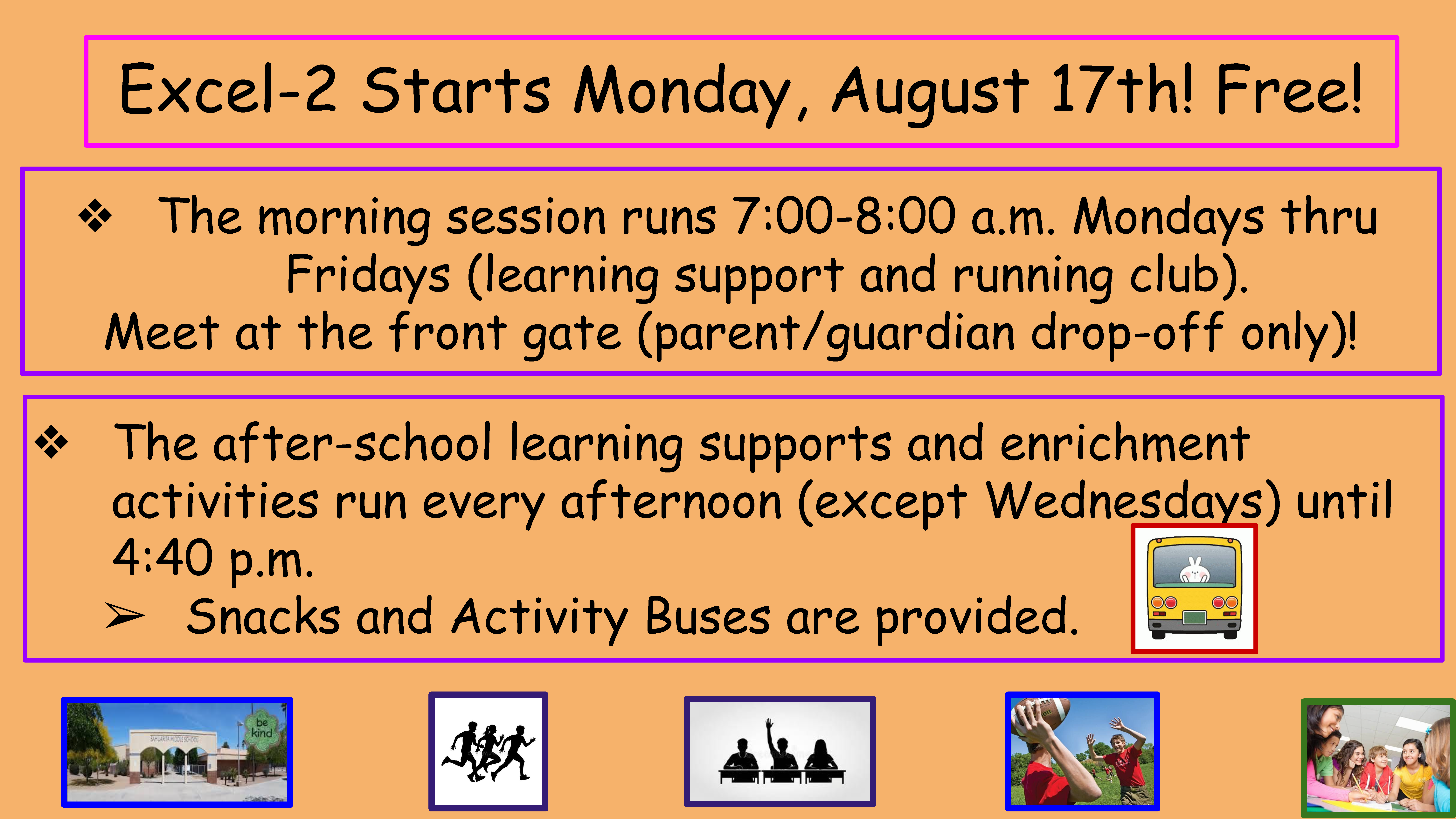 Excel-2 Starts Monday, August 17th! Free!