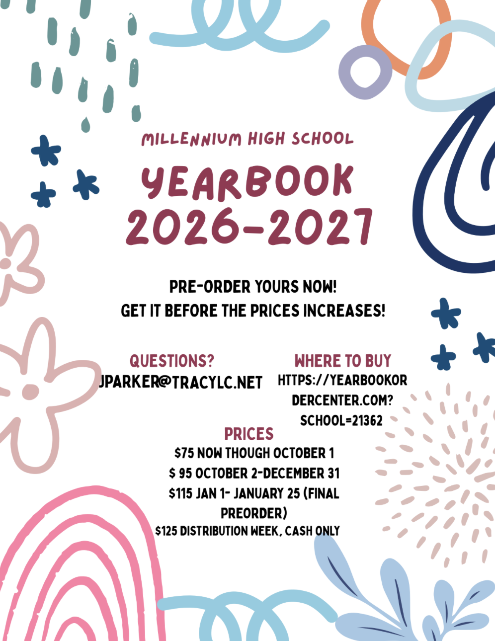 MHS Yearbook - Preorder before prices go up! 