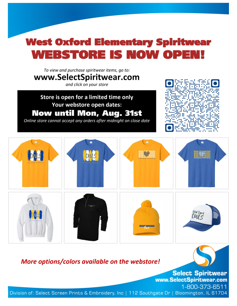 WOX Spirit Wear!