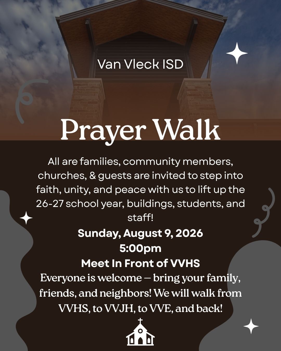 Community Prayer Walk at VVISD - August 9, 2026