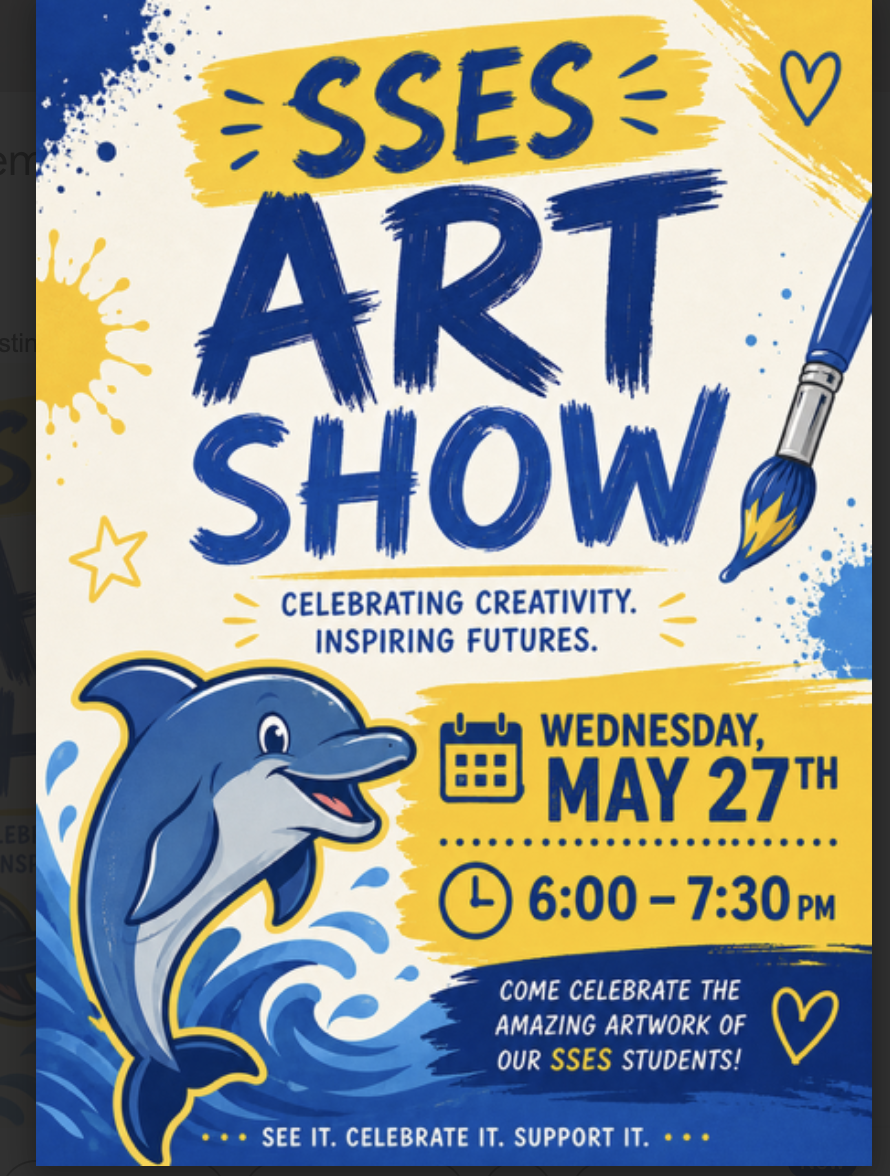Wednesday: Art Show at 6:00 PM