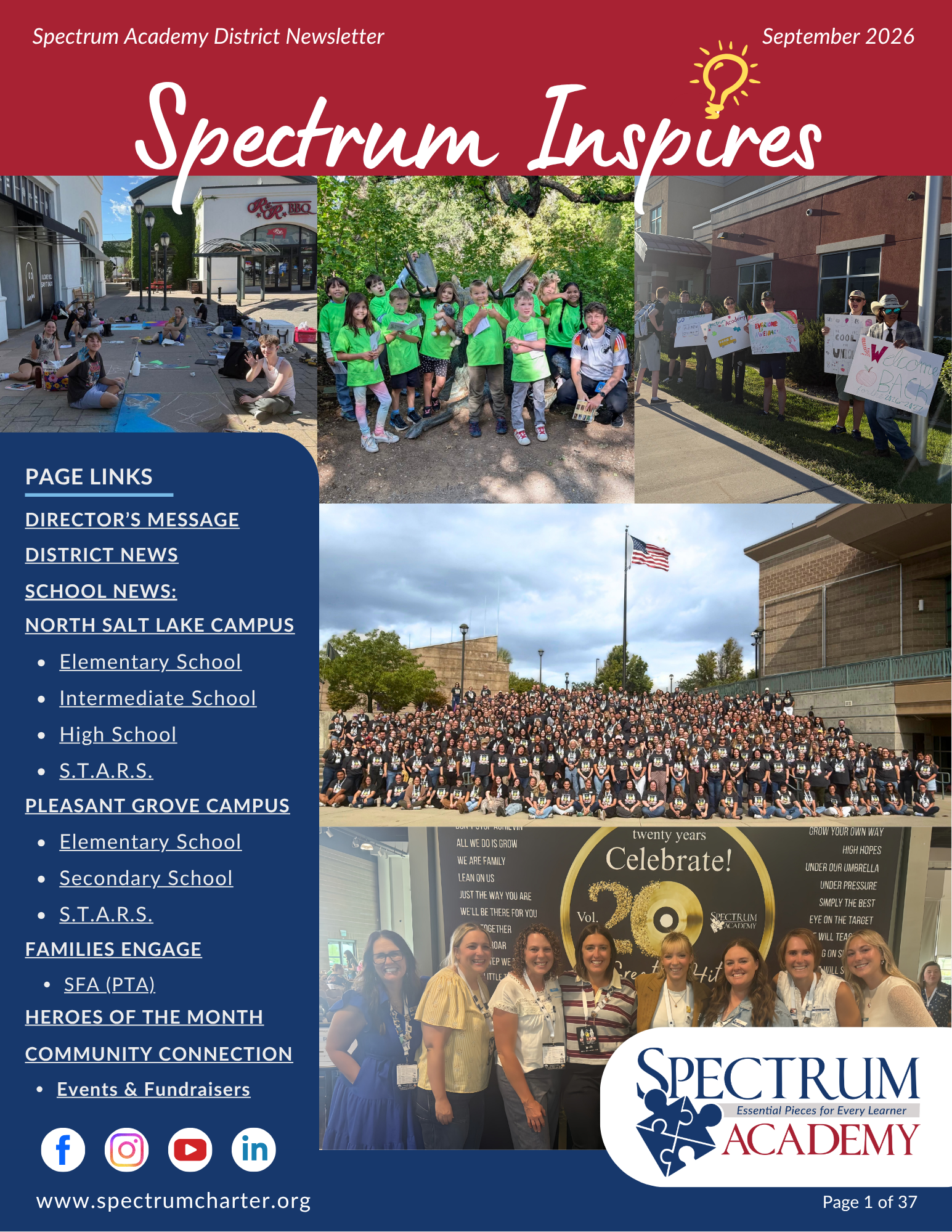 Explore the September Issue of Spectrum Inspires!