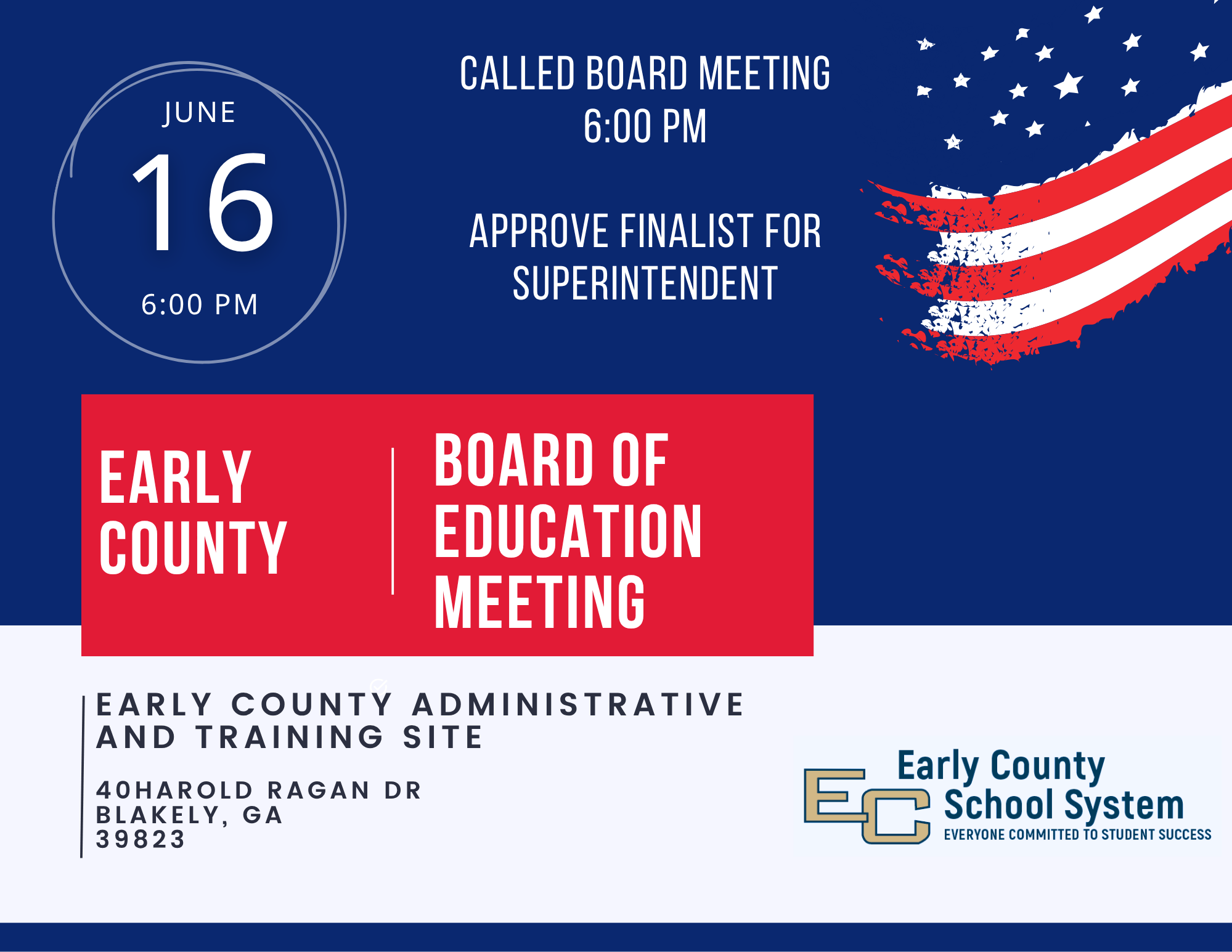 Called Board Meeting
