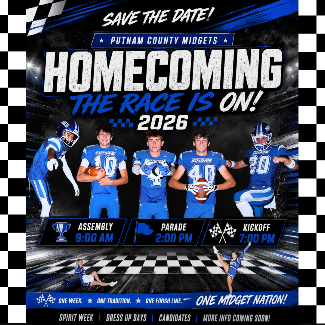 PCHS HOMECOMING 2026: THE RACE IS ON! 💙🏁