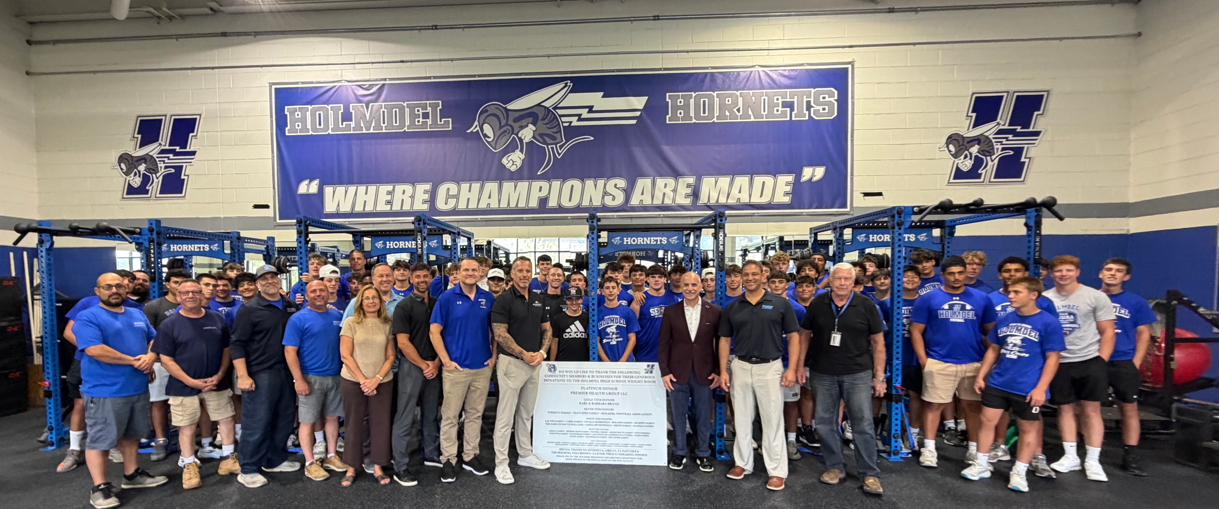 Holmdel High School Unveils Newly Renovated Strength and Conditioning Facility  