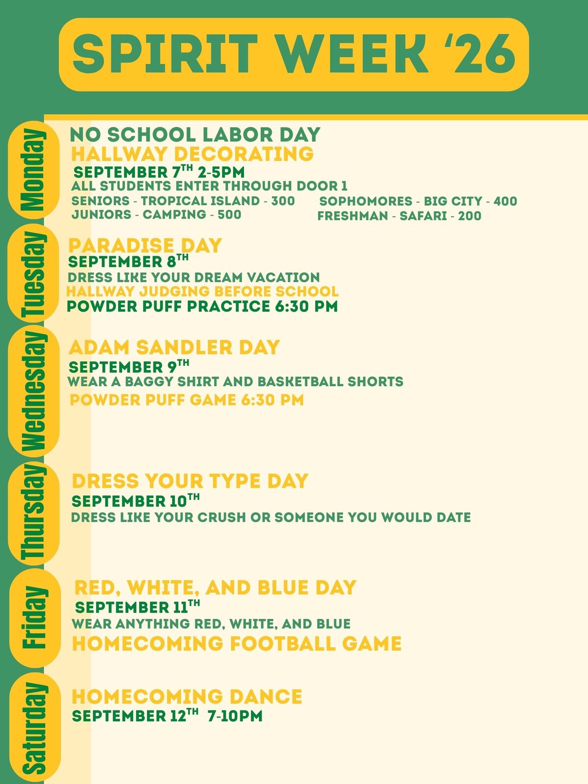 Homecoming Week