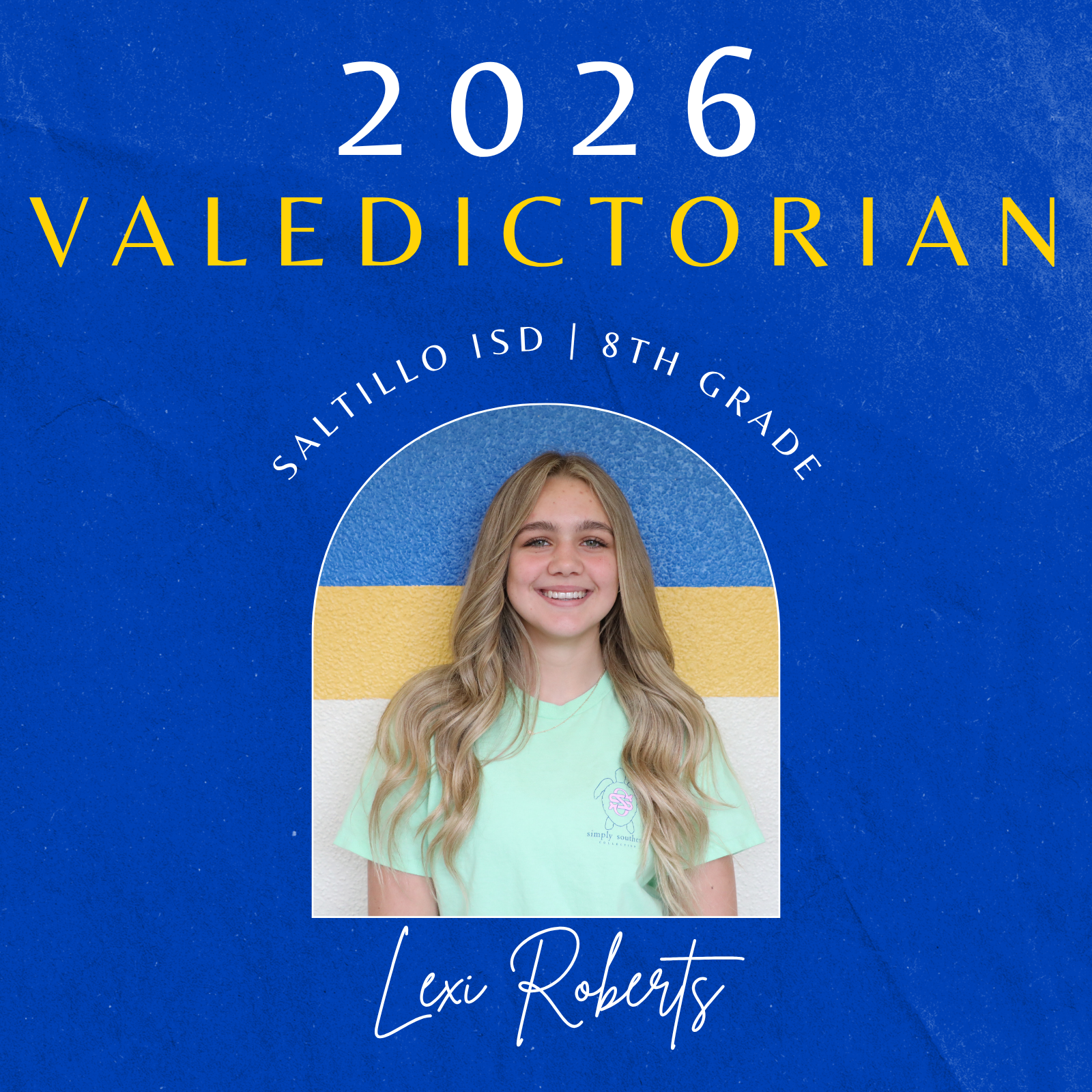 8th Grade Valedictorian & Salutatorian