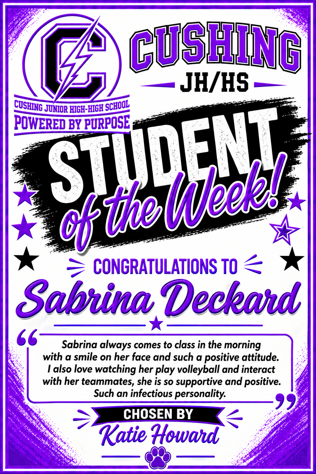 Students of the Week