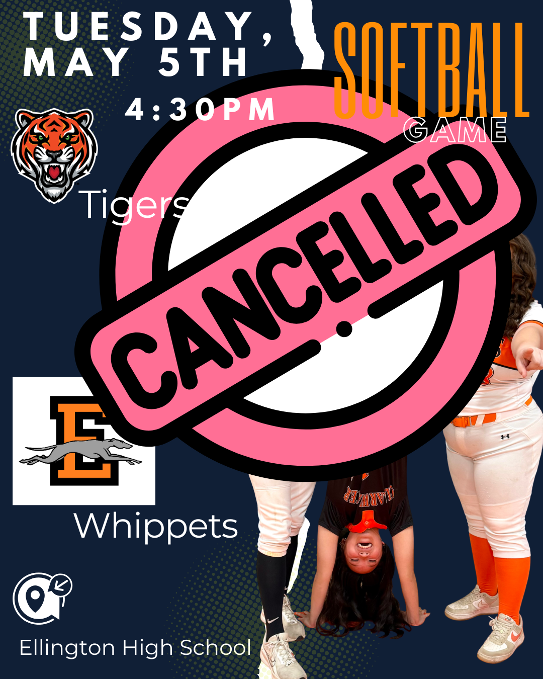 Tuesday's Softball game is cancelled! 