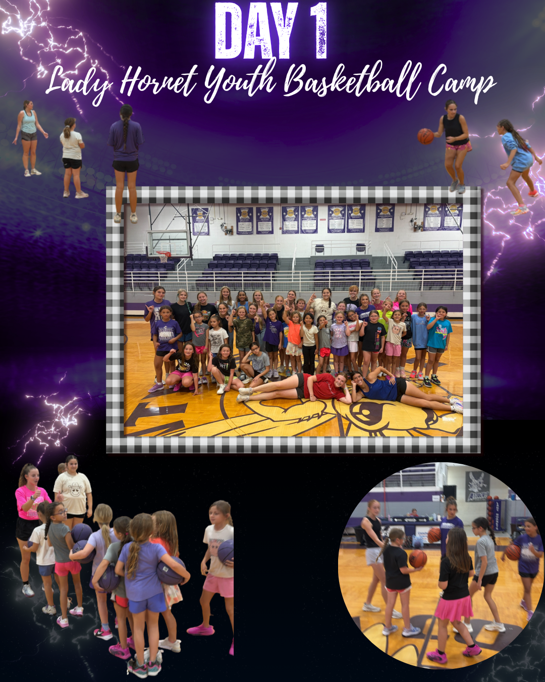 Day 1 Lady Hornet Youth Basketball Camp