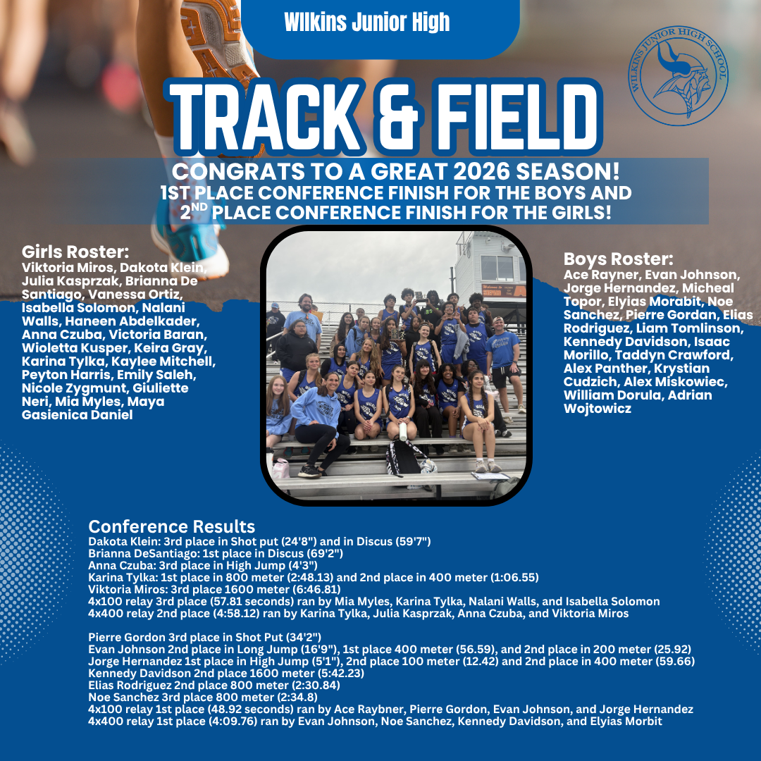 2026 WJH Track & Field