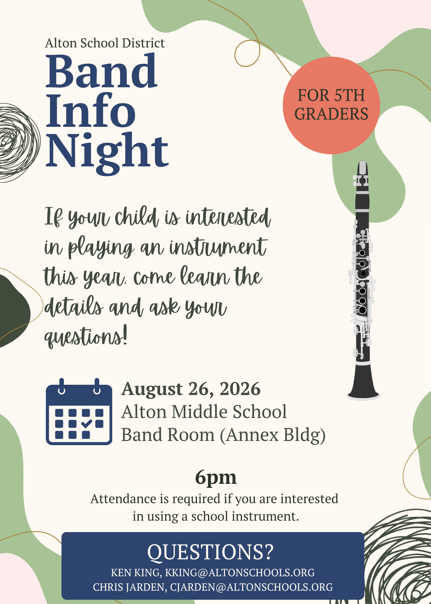 Band Info Night
