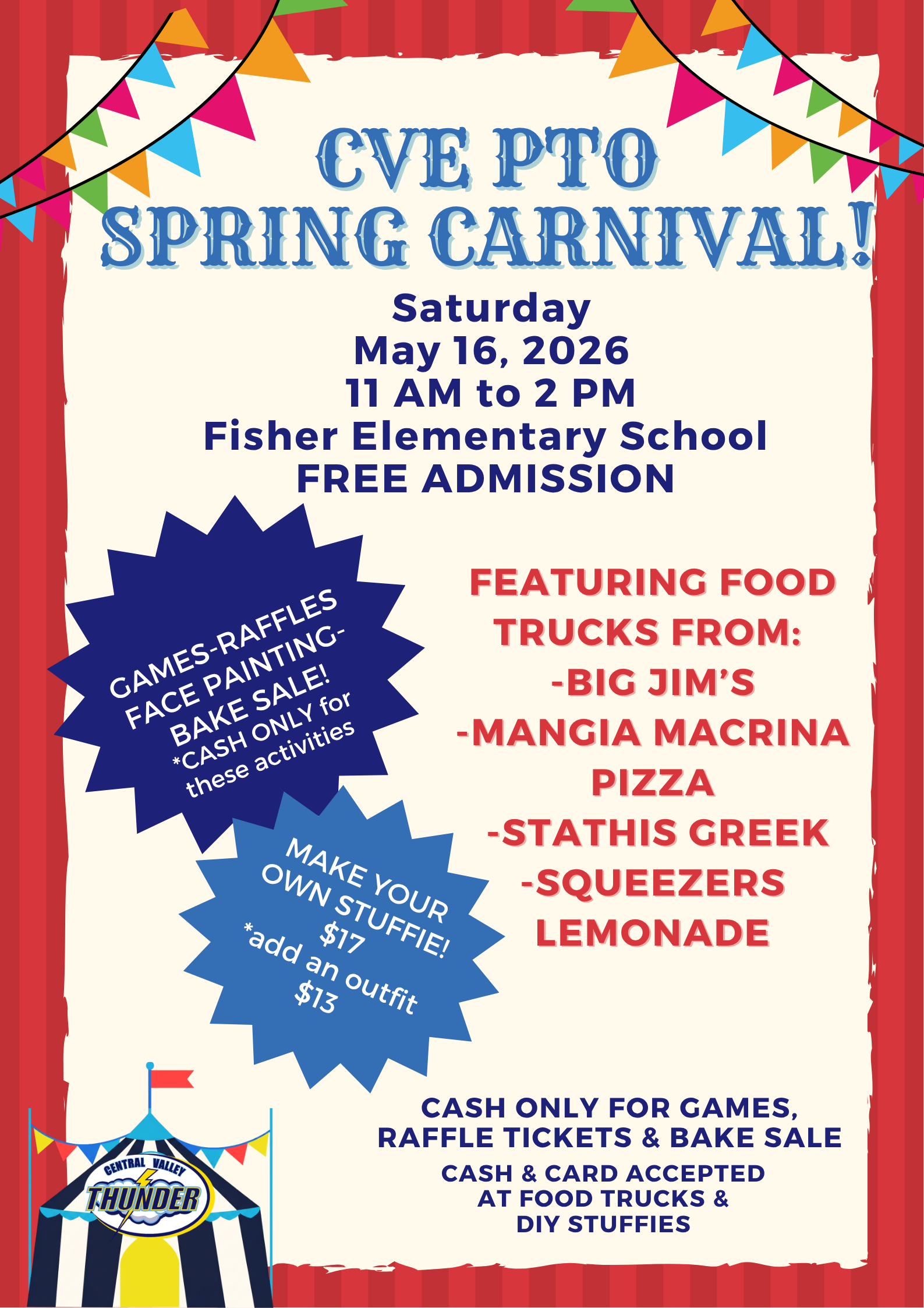 Information on the upcoming Spring Carnival