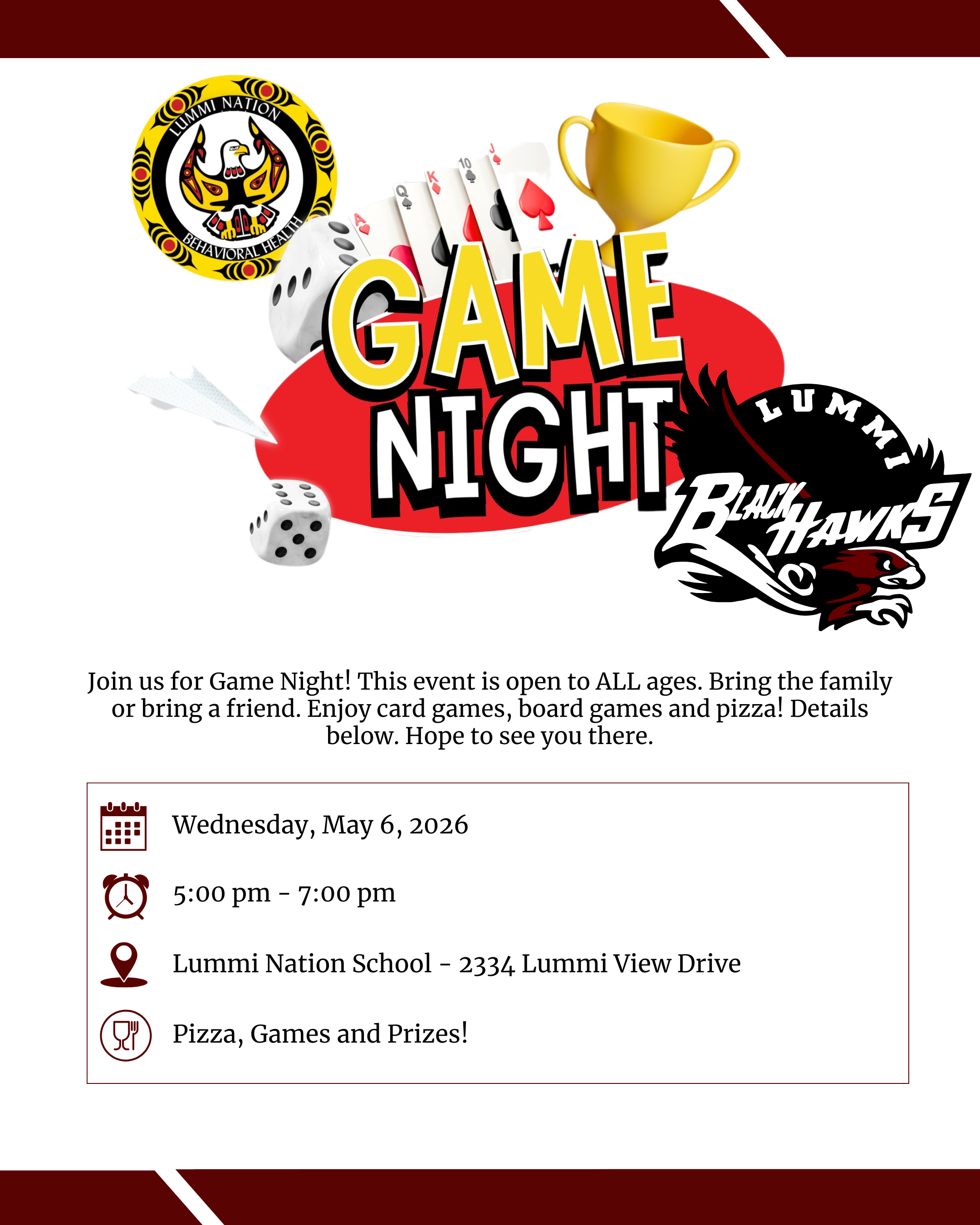 Family Game Night is Tonight