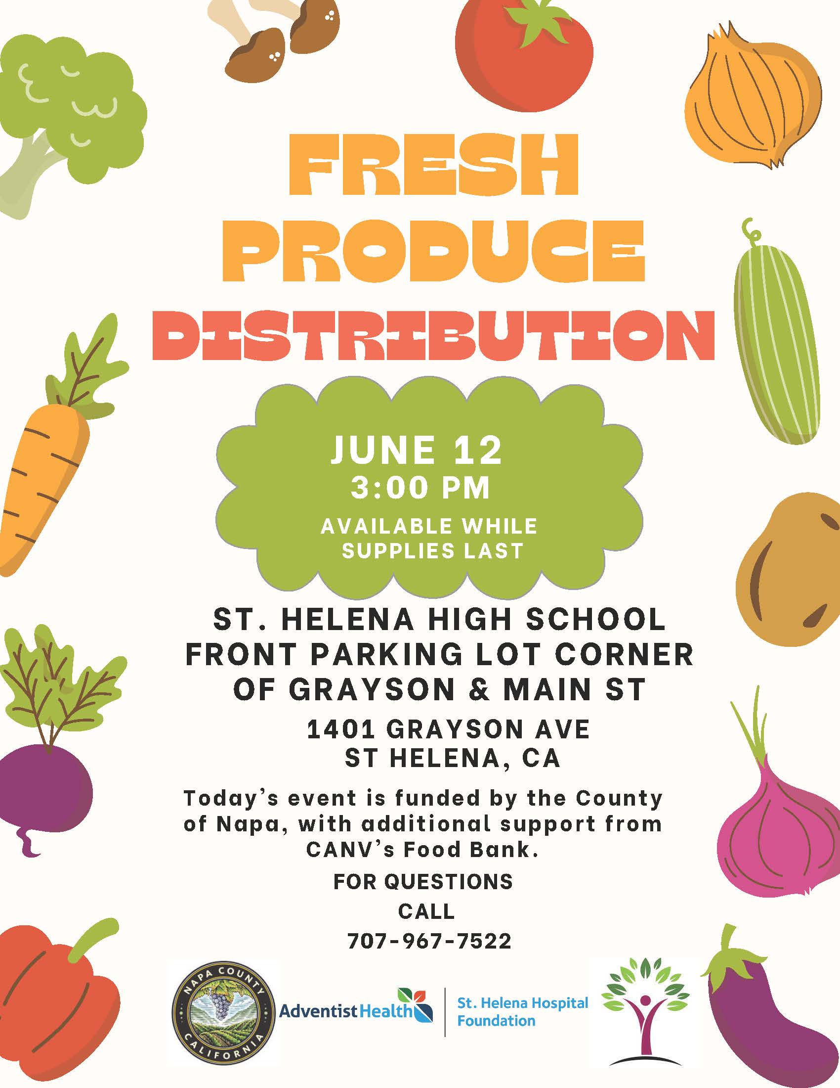 Fresh Produce Distribution Tomorrow 