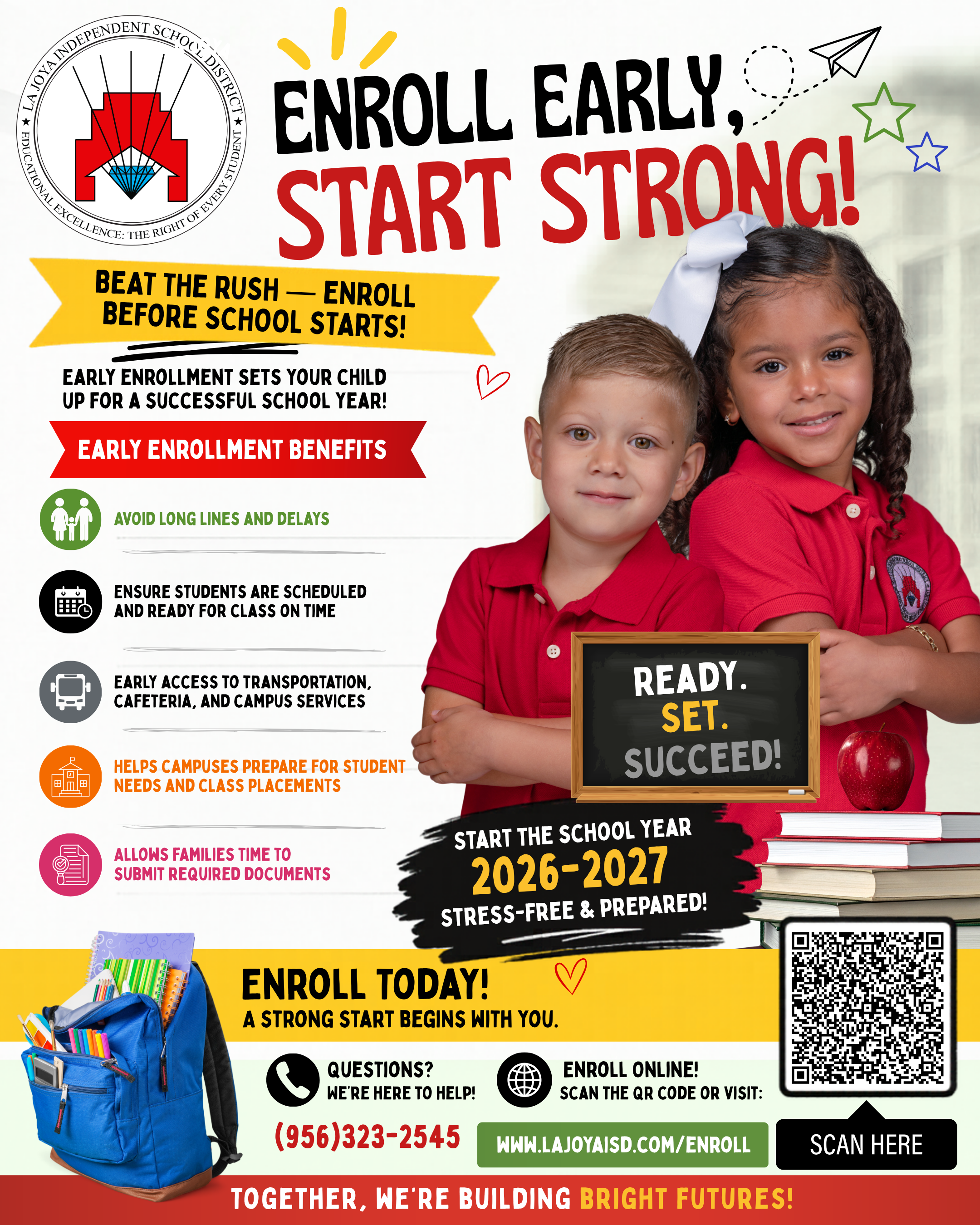 📚⏰ Reminder: Enroll Early for the 2026–2027 School Year! ⏰📚