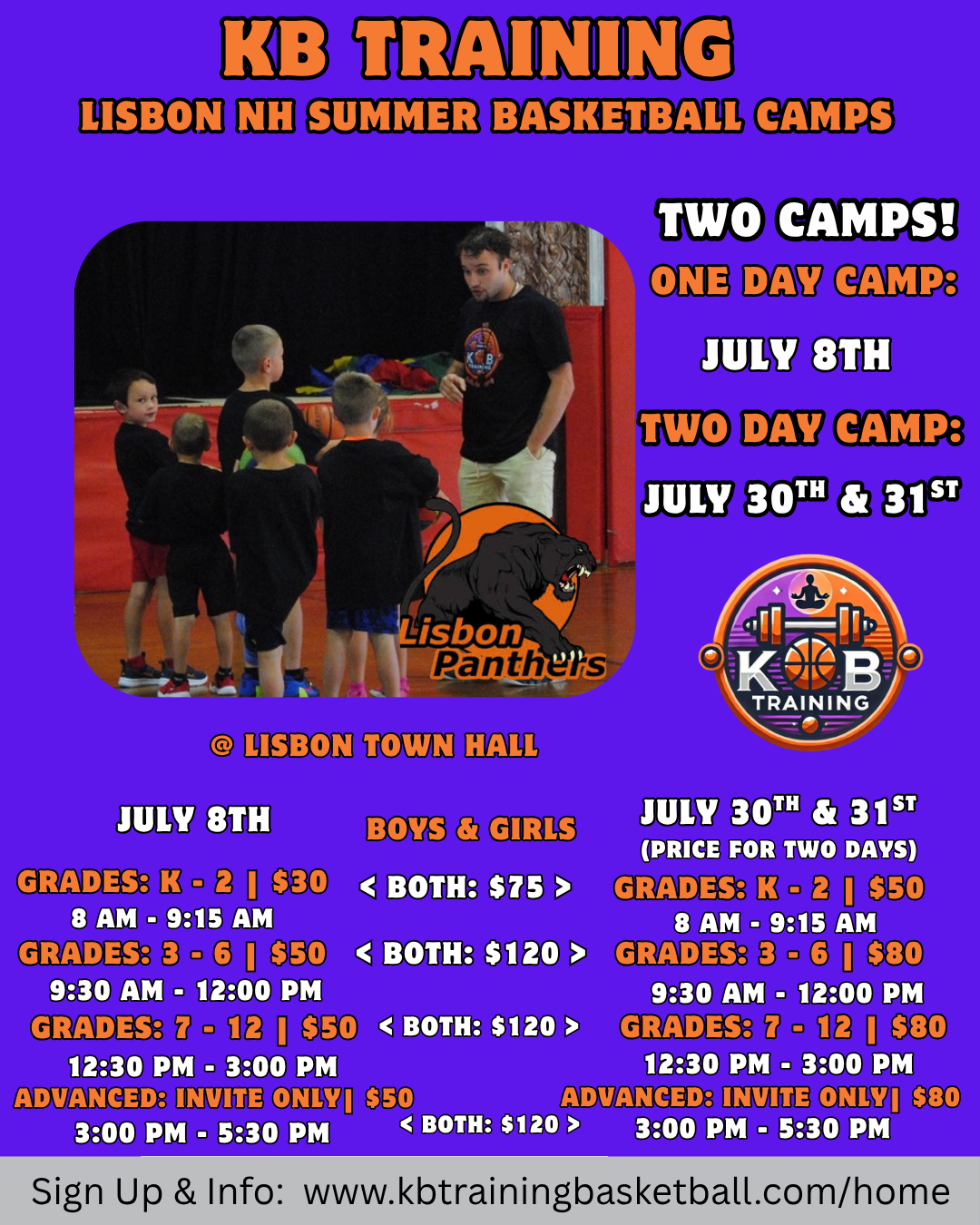 KB Training Summer Basketball Camps