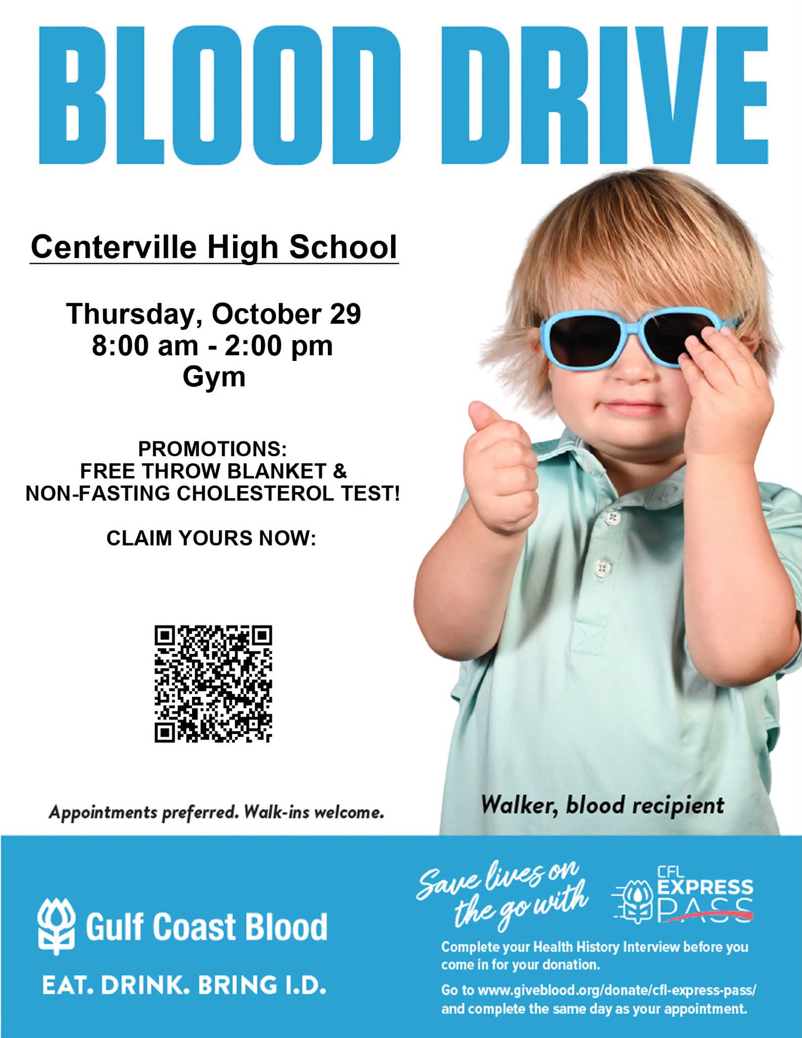 NHS Blood Drive  October 29th