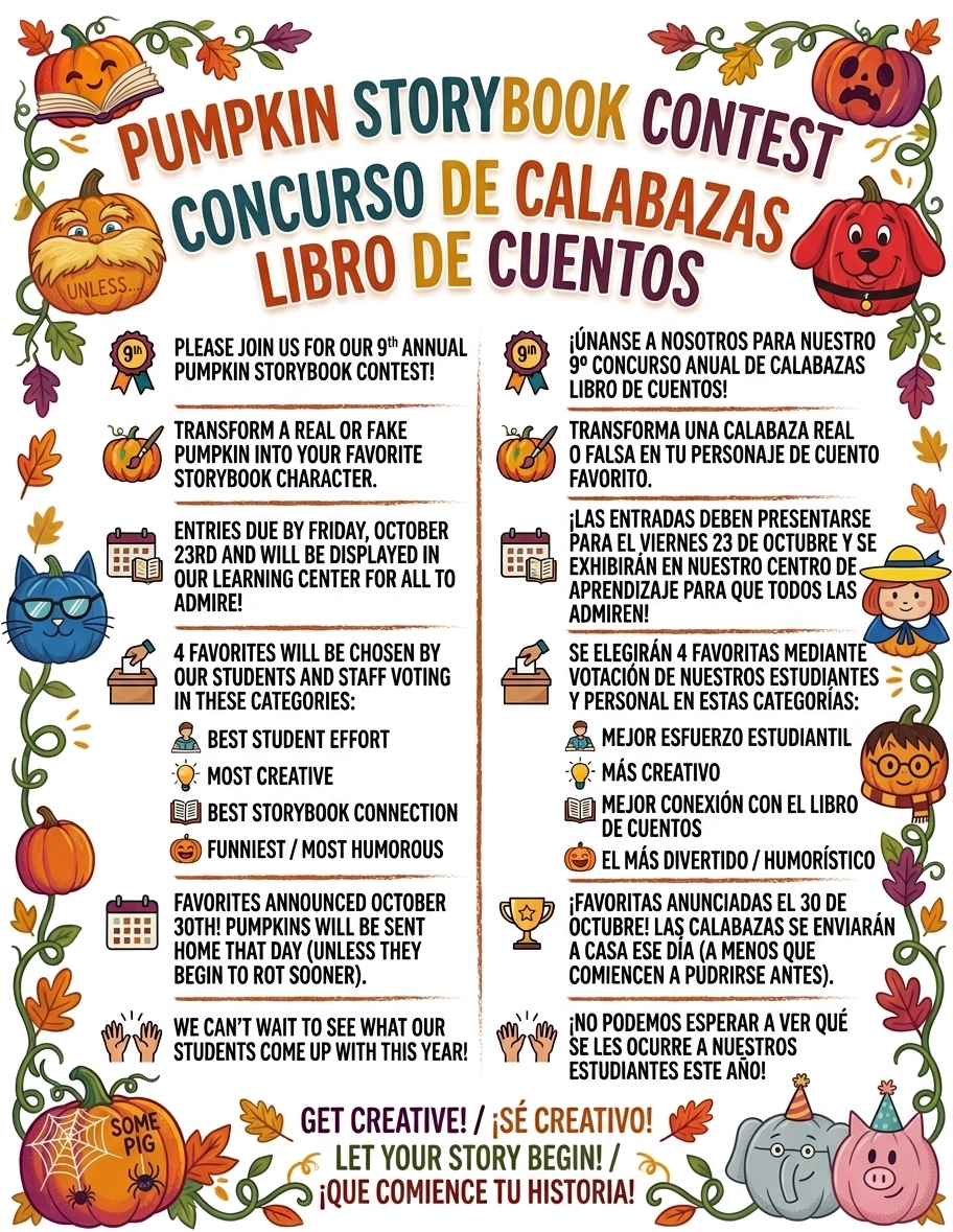 Pumpkin Storybook Contest