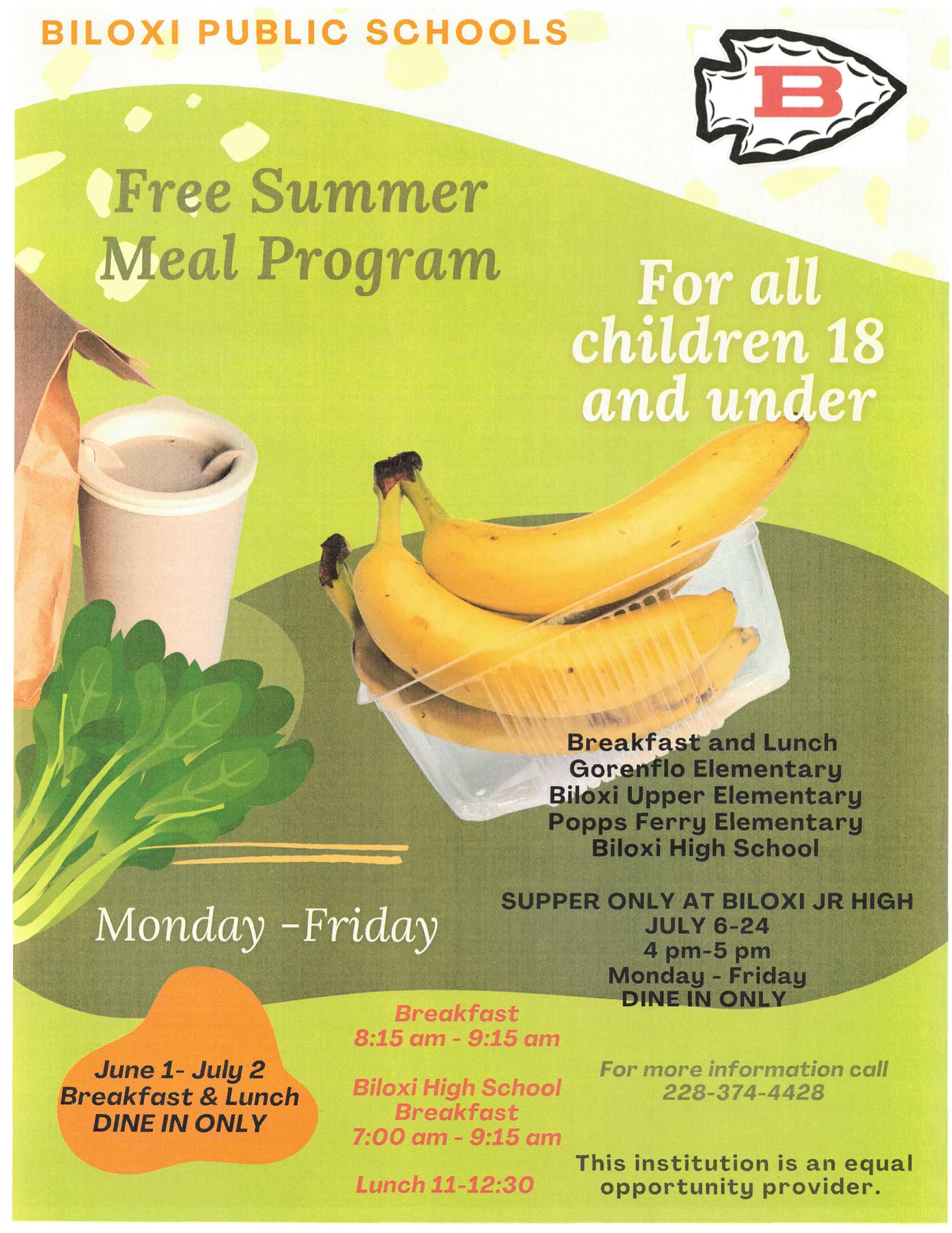 Summer Meal Program